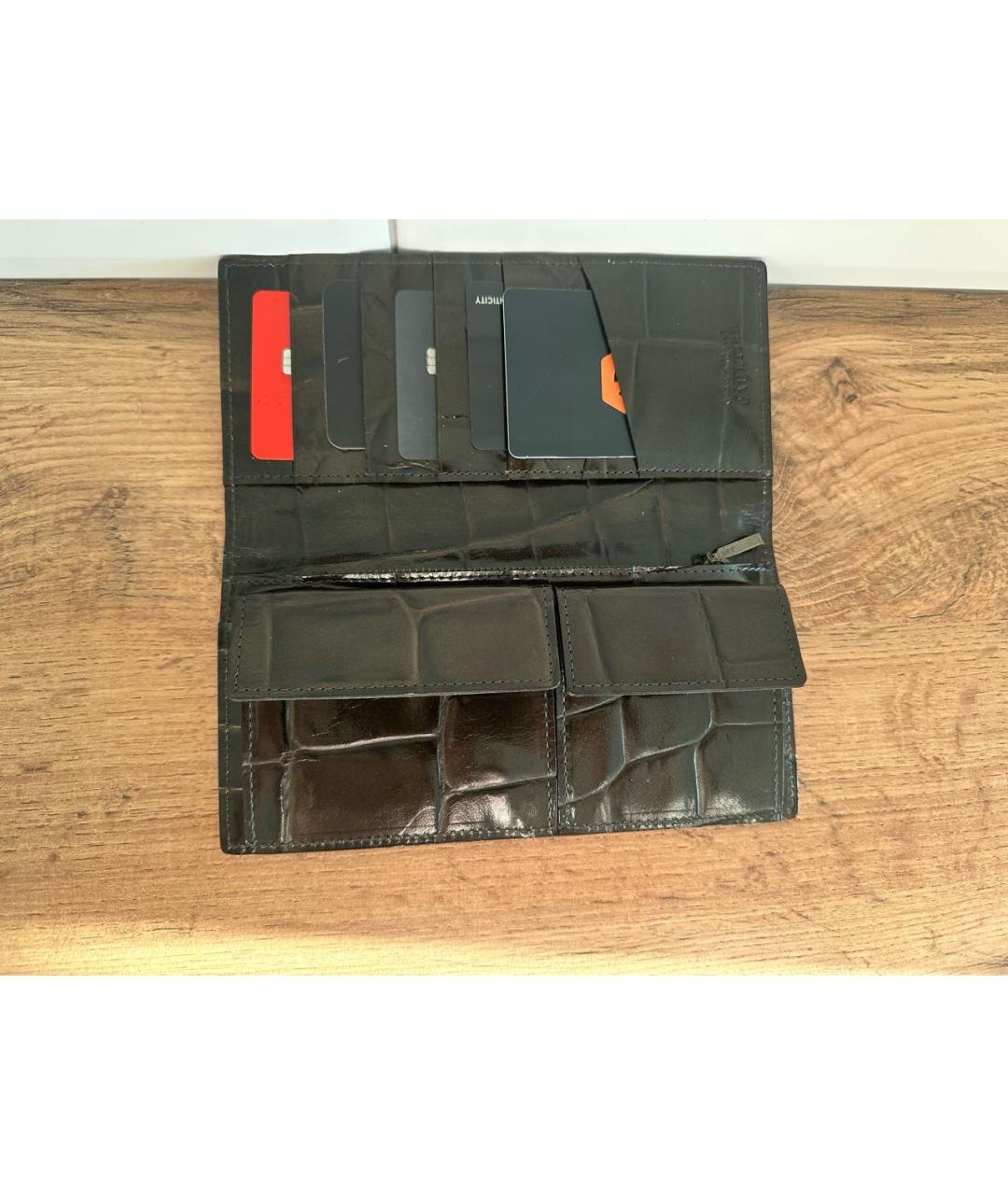 JEAN PAUL GAULTIER Коричневый кожаный кошелек, фото 4