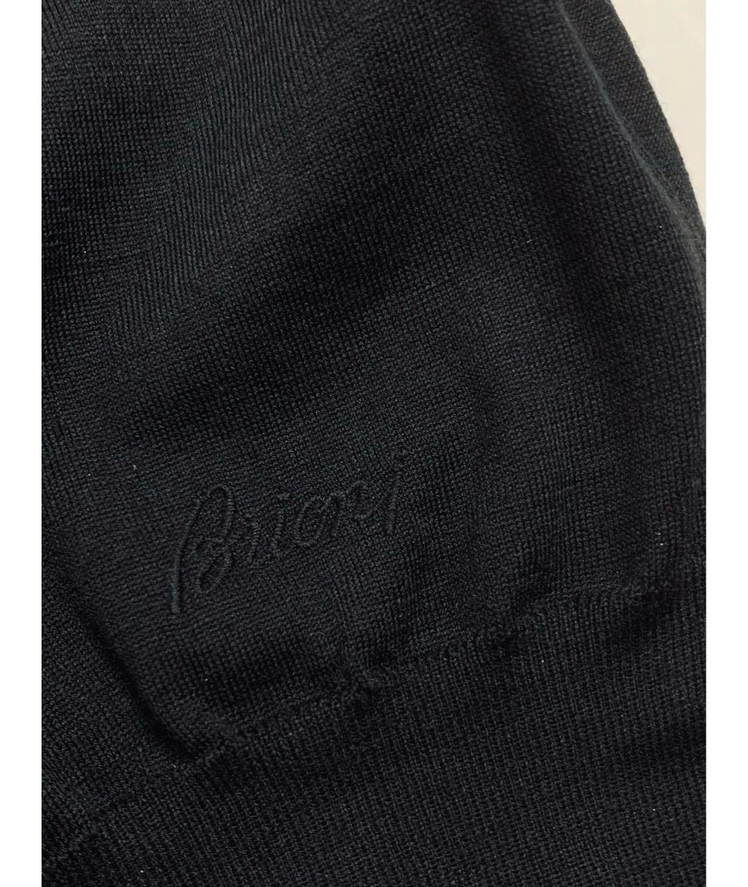 BRIONI Черный шерстяной джемпер / свитер, фото 3