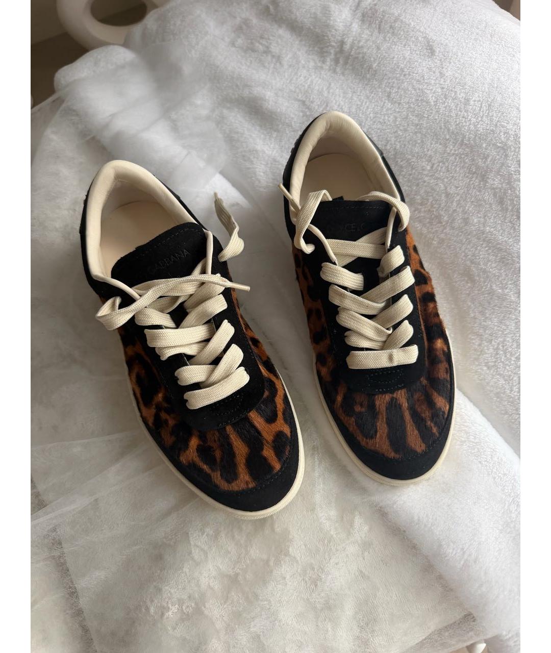 DOLCE&GABBANA Кожаные кеды, фото 2