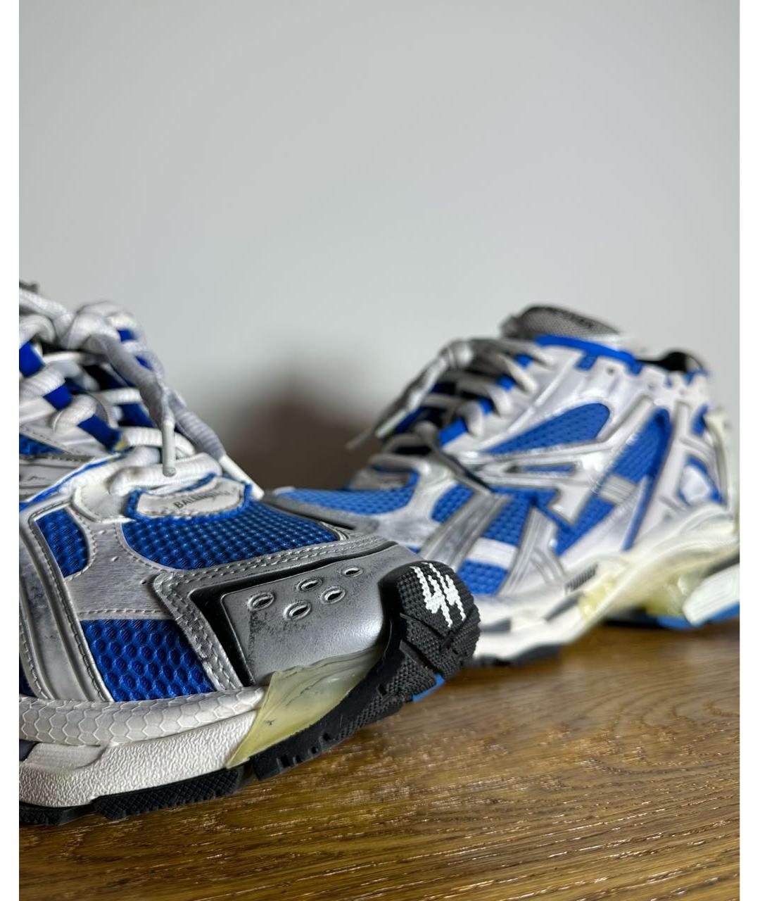 BALENCIAGA Синие низкие кроссовки / кеды, фото 6