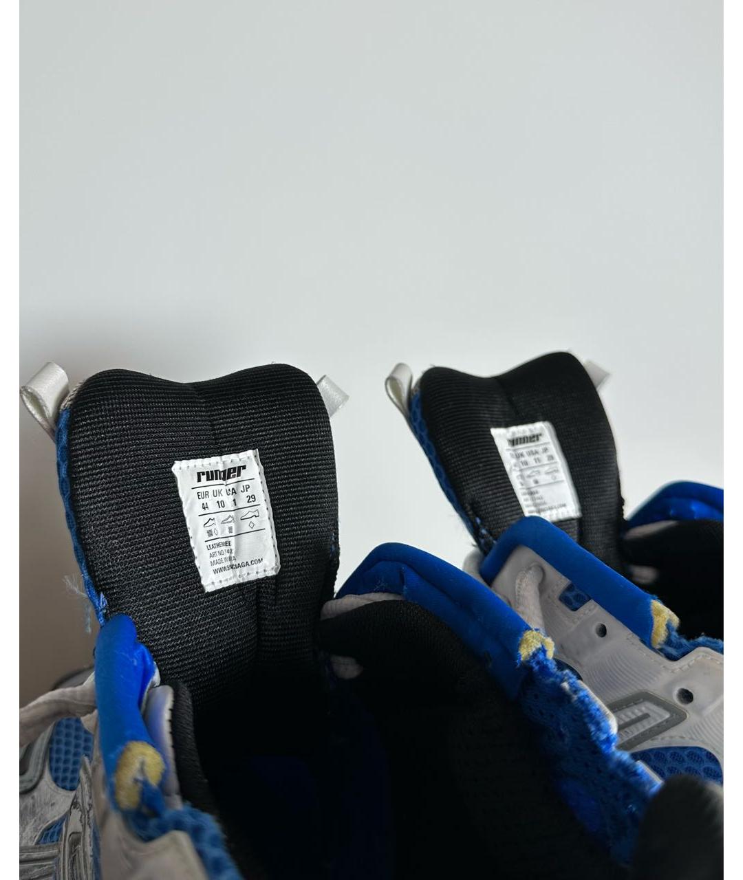 BALENCIAGA Синие низкие кроссовки / кеды, фото 8