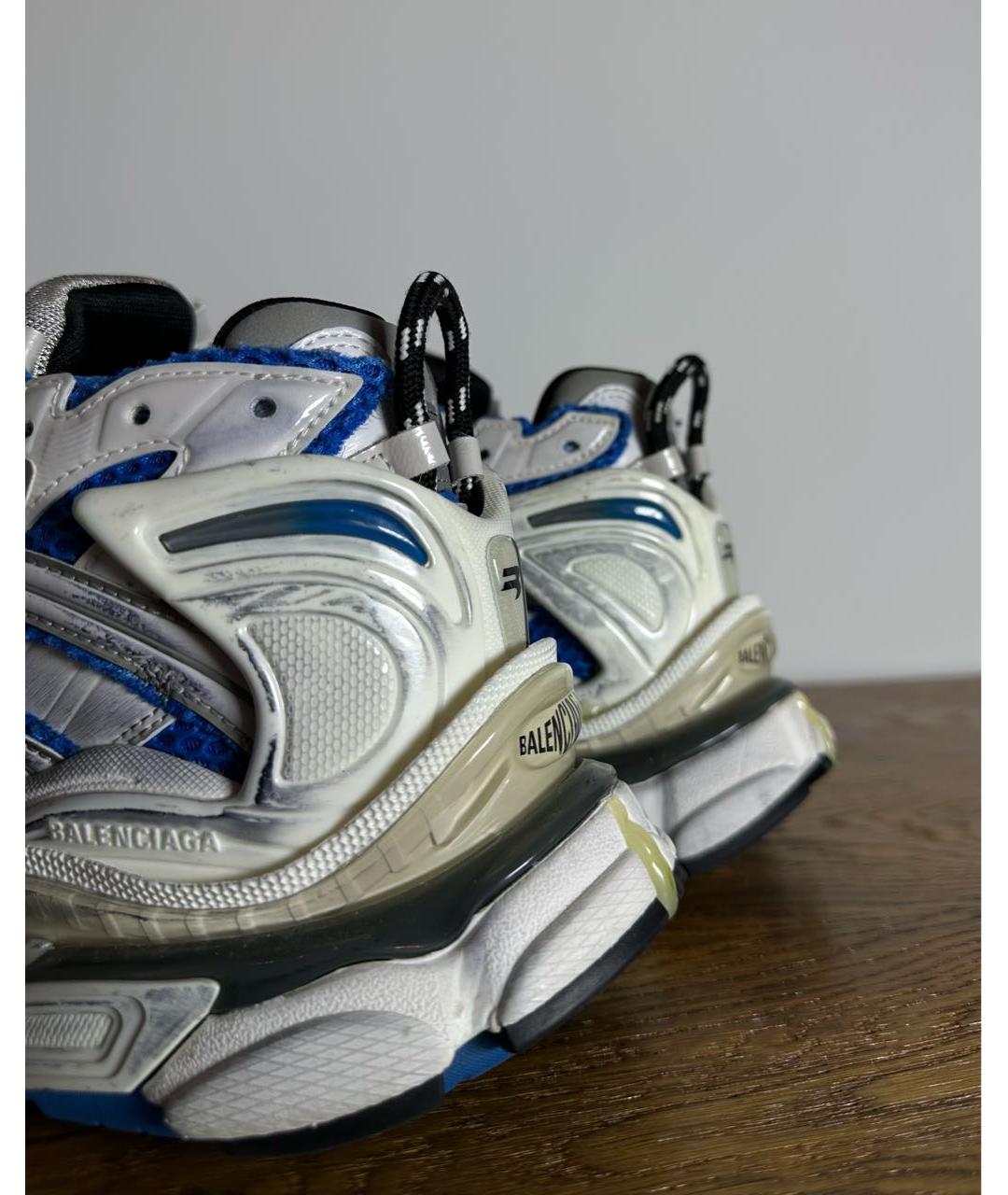 BALENCIAGA Синие низкие кроссовки / кеды, фото 7