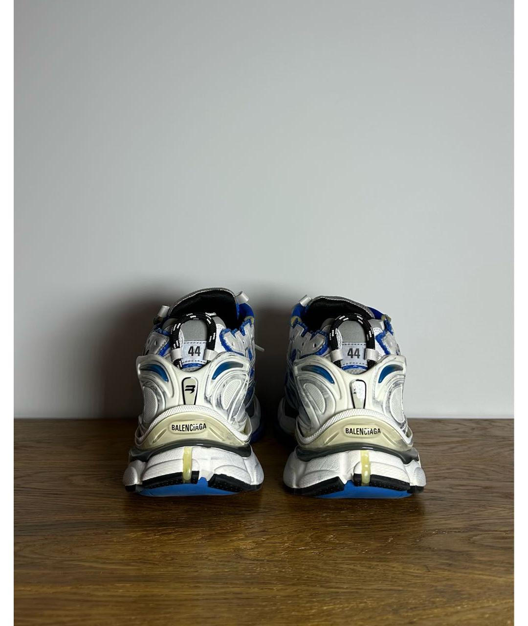 BALENCIAGA Синие низкие кроссовки / кеды, фото 4