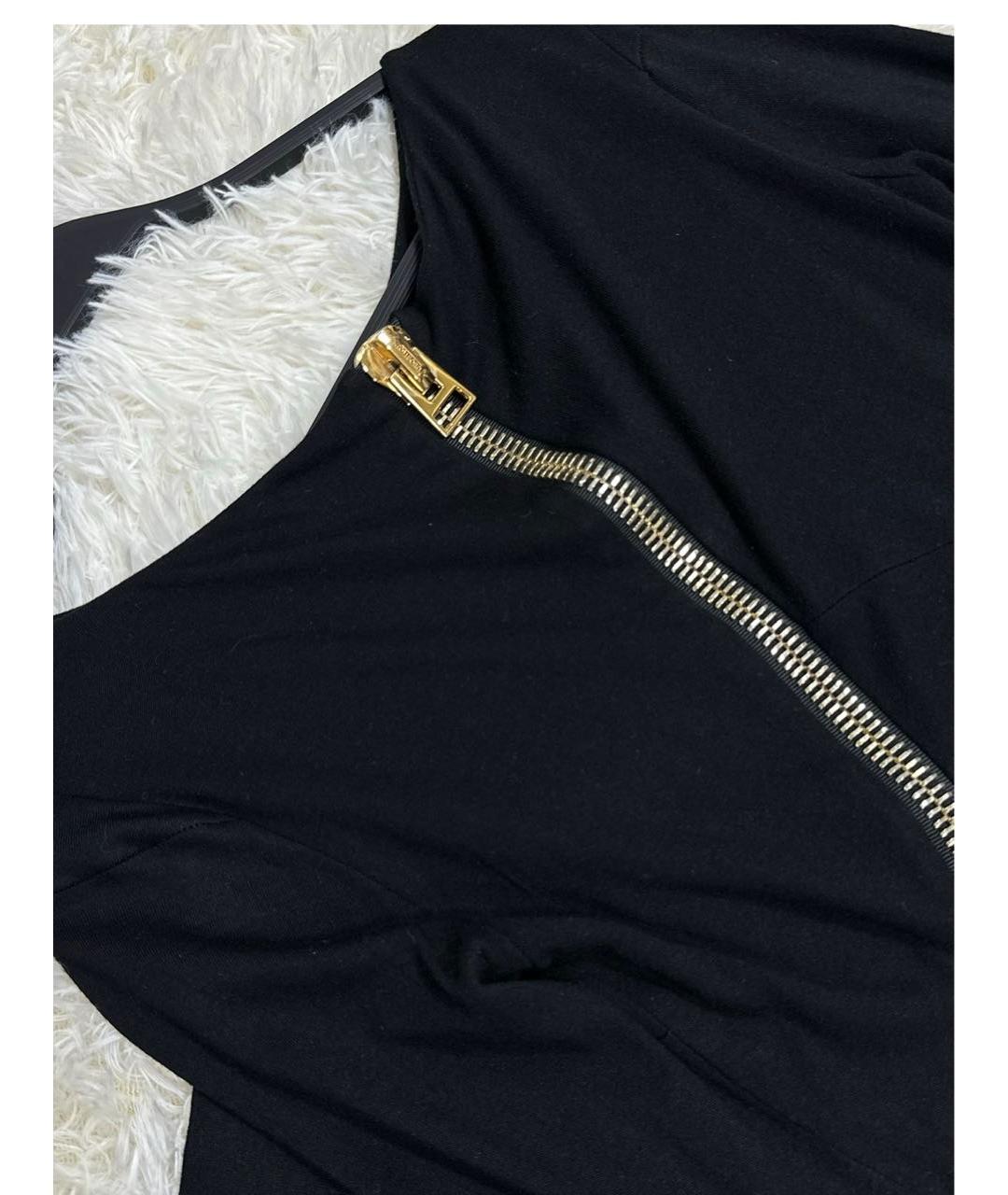 TOM FORD Черное вискозное коктейльное платье, фото 4