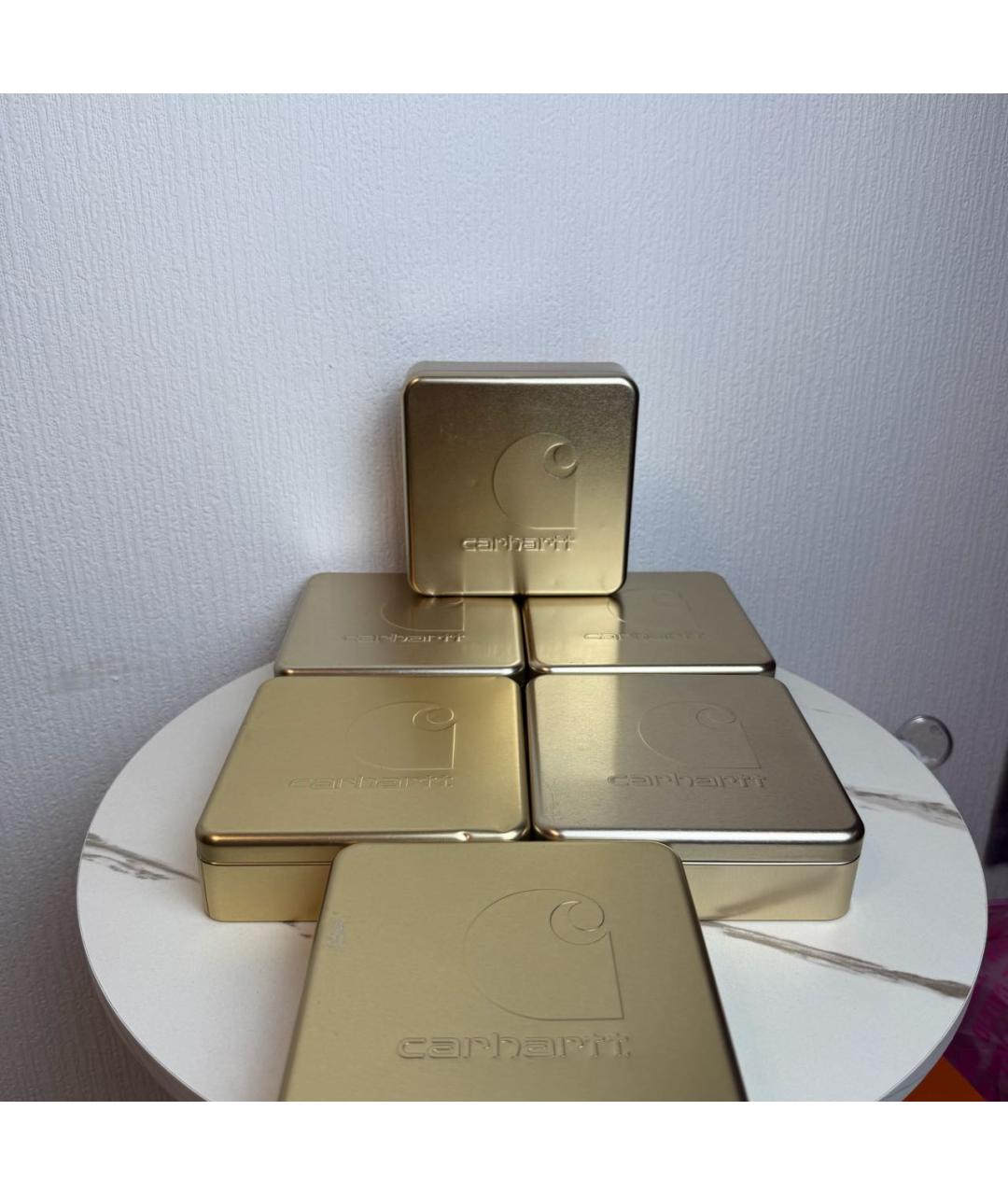 CARHARTT Антрацитовый кожаный кошелек, фото 2