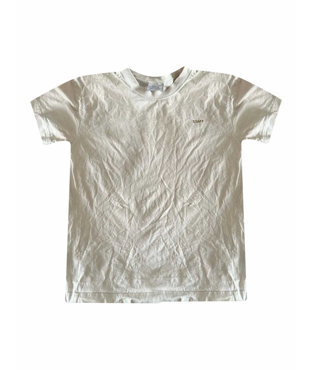 VETEMENTS Белая хлопковая футболка, фото 1