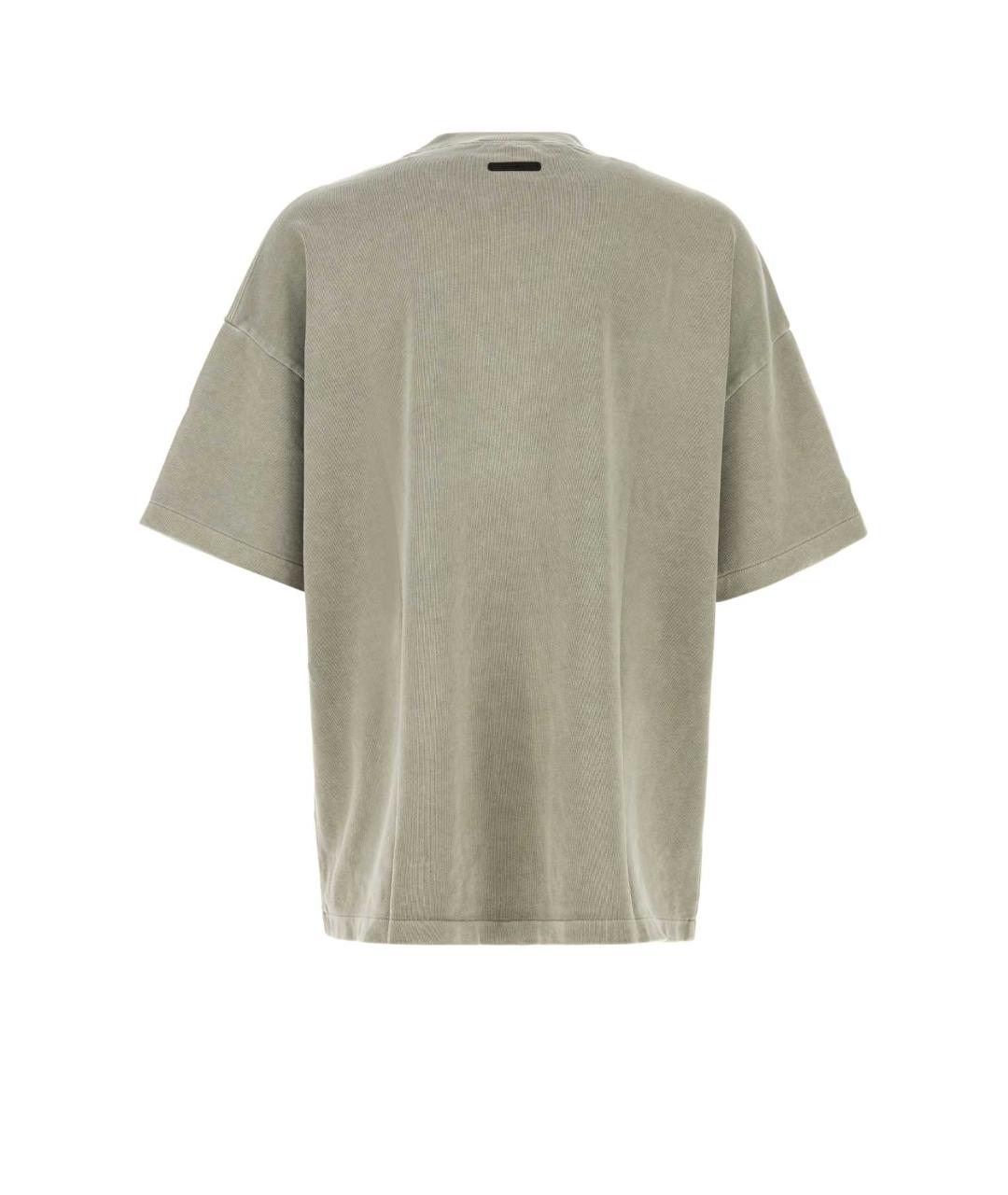 FEAR OF GOD ESSENTIALS Серая хлопковая футболка, фото 2