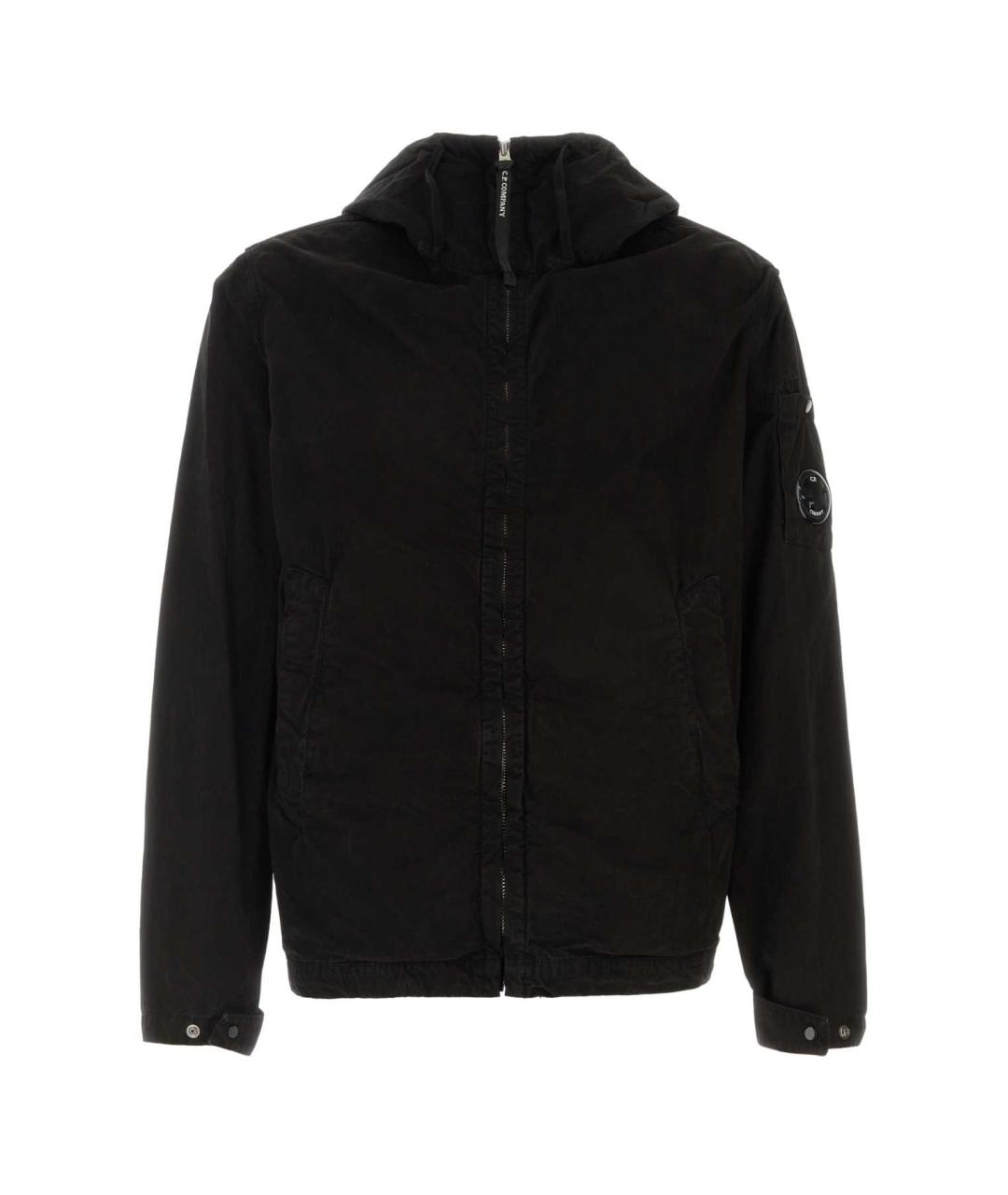 CP COMPANY Черная хлопковая куртка, фото 1