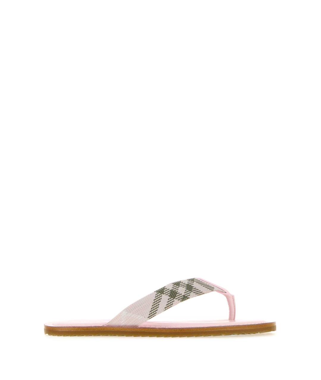 BURBERRY Мульти кожаные шлепанцы, фото 1