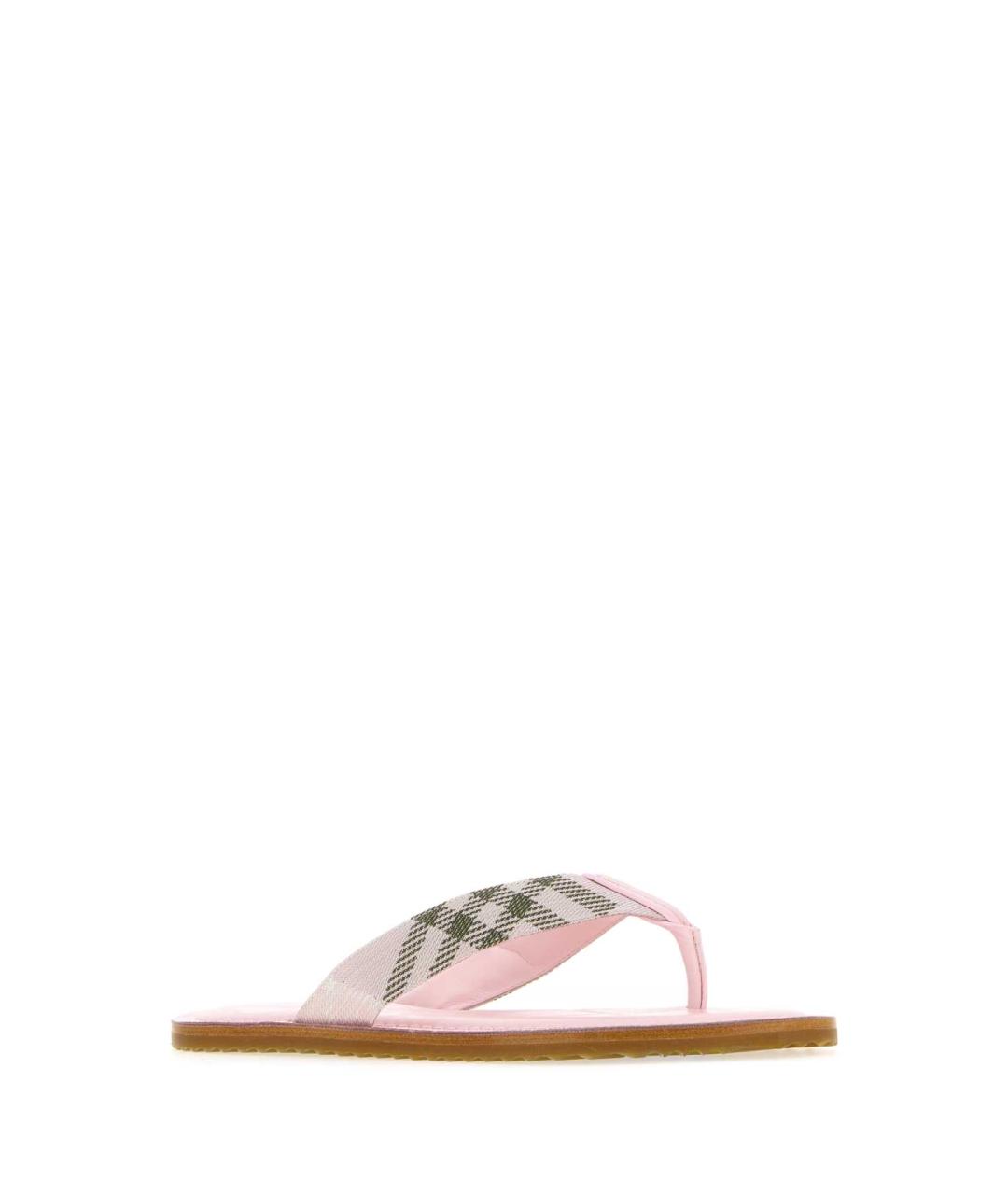 BURBERRY Мульти кожаные шлепанцы, фото 2