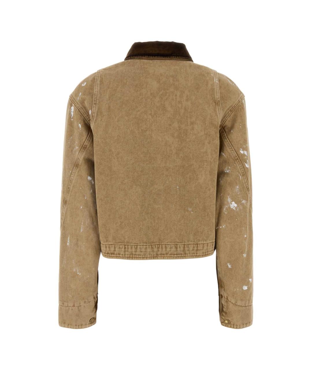 MOSCHINO Бежевый хлопковый жакет/пиджак, фото 2