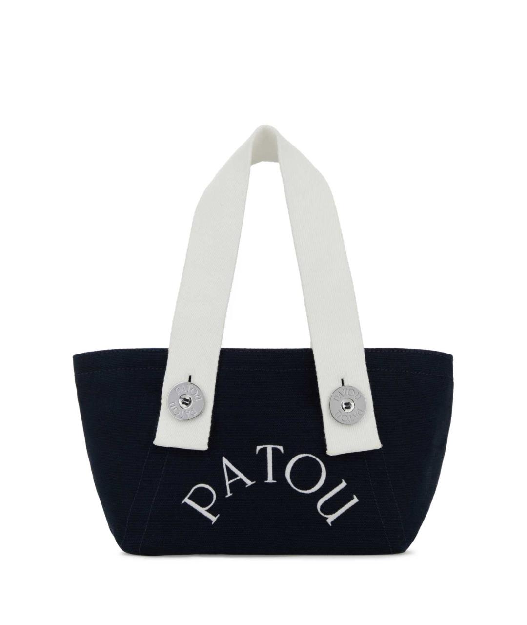 PATOU Синяя хлопковая сумка тоут, фото 1
