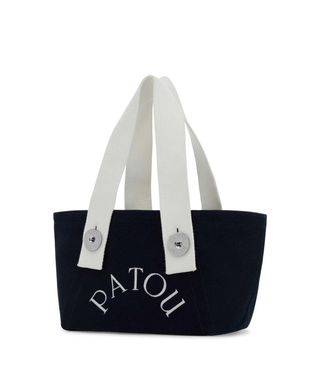 PATOU Синяя хлопковая сумка тоут, фото 2