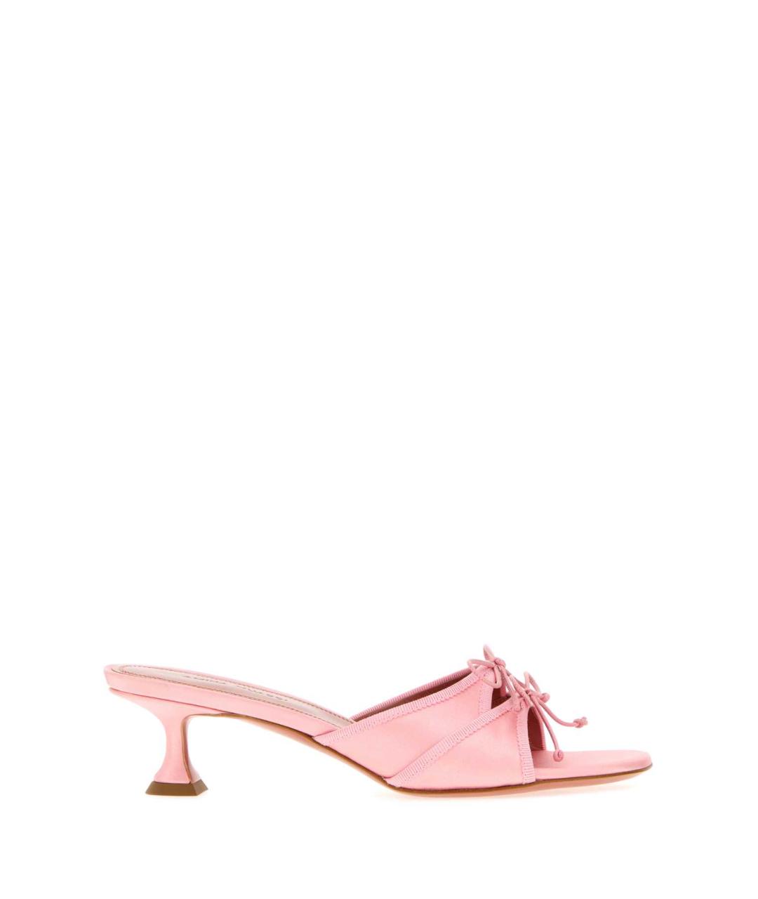 Amina Muaddi Розовые мюли, фото 1