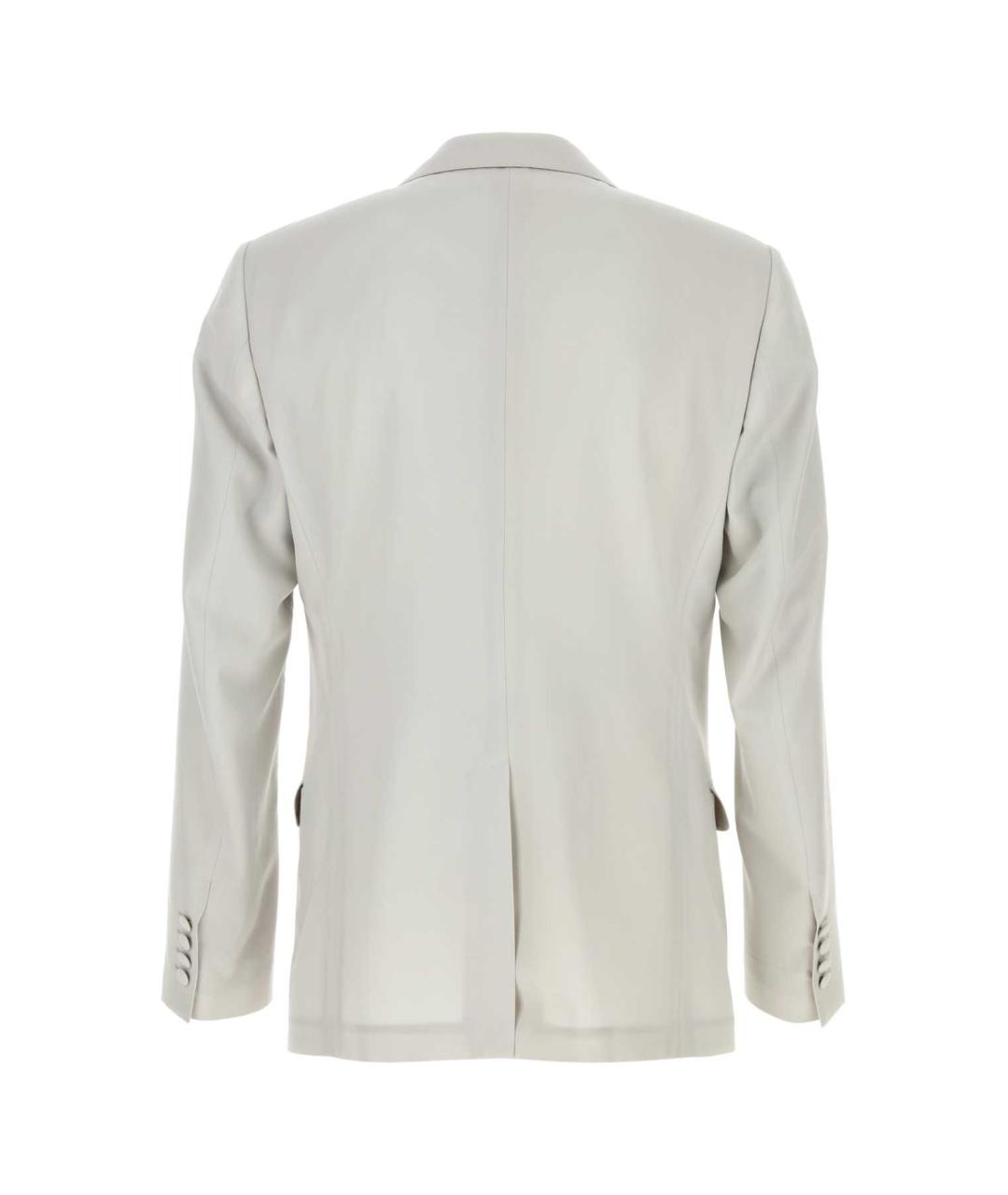 DOLCE&GABBANA Белый шерстяной пиджак, фото 2