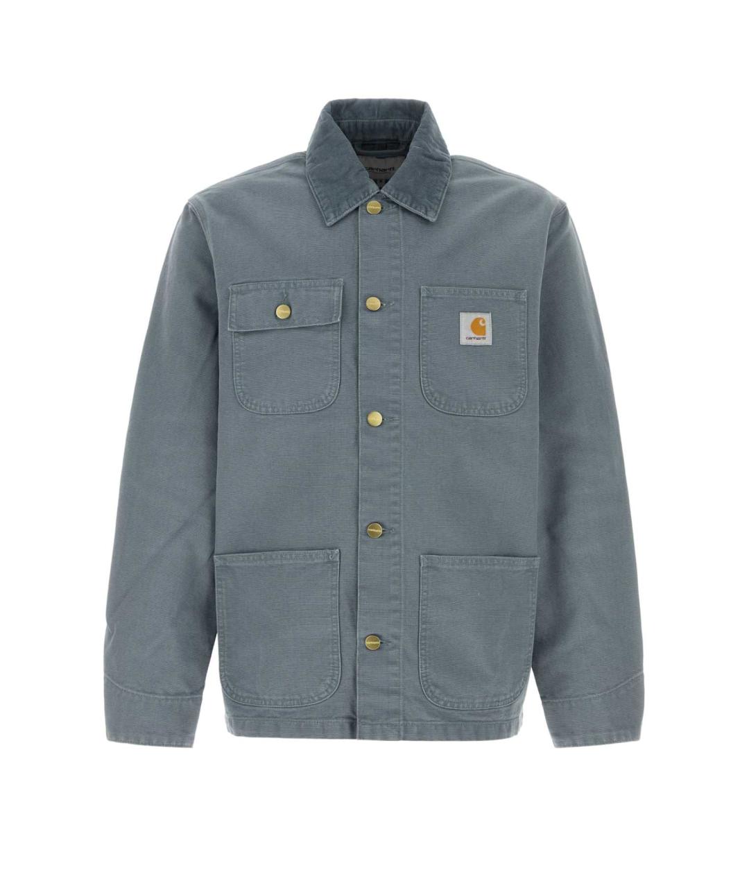 CARHARTT WIP Голубая хлопковая куртка, фото 1