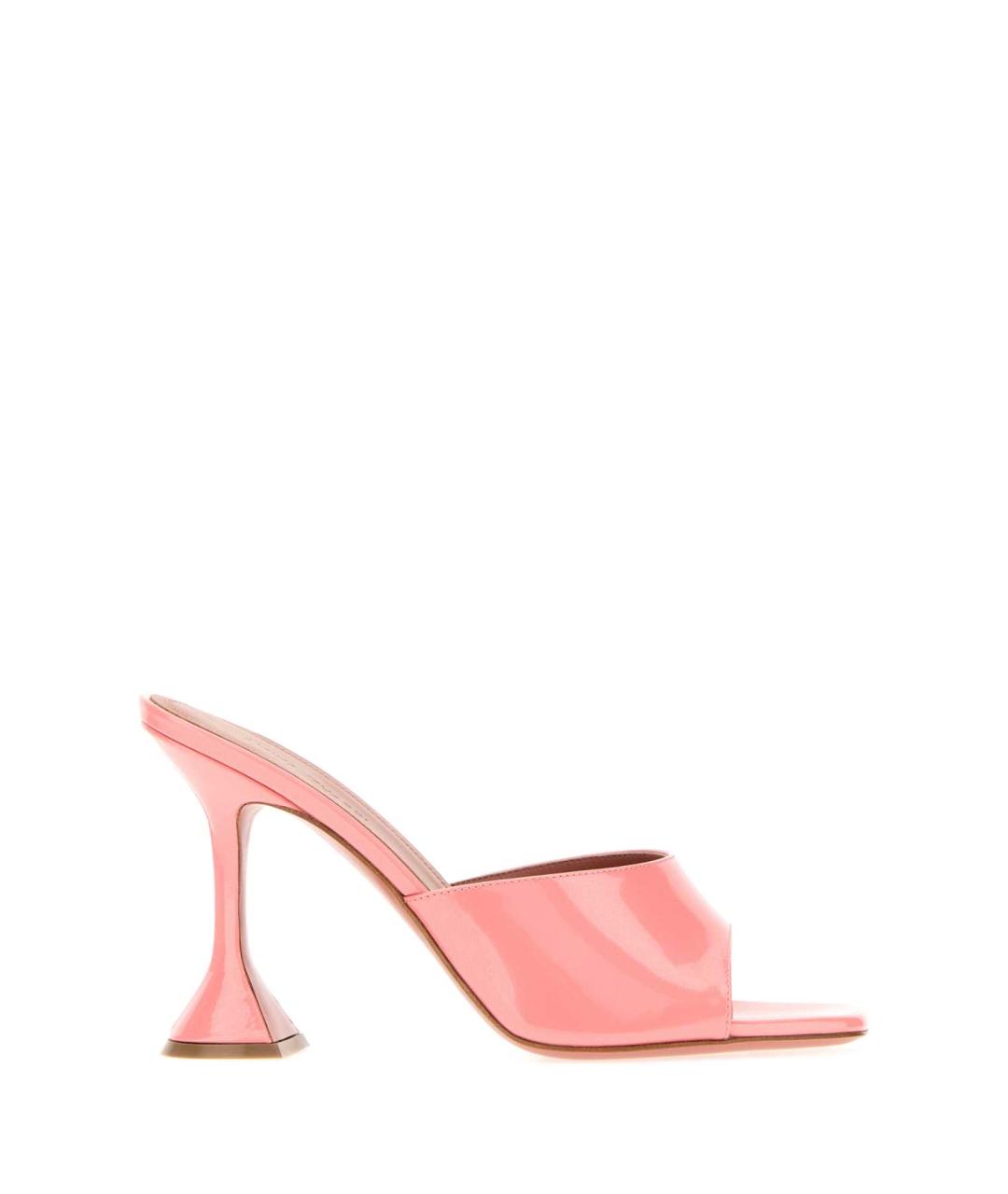 Amina Muaddi Розовые кожаные туфли, фото 1