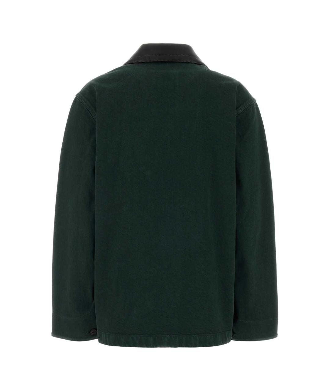 MIU MIU Зеленая хлопковая куртка, фото 2