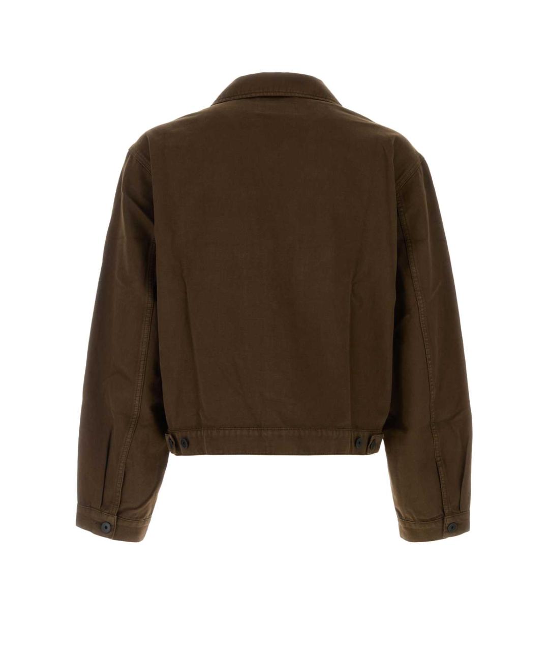 LEMAIRE Коричневая хлопковая куртка, фото 2