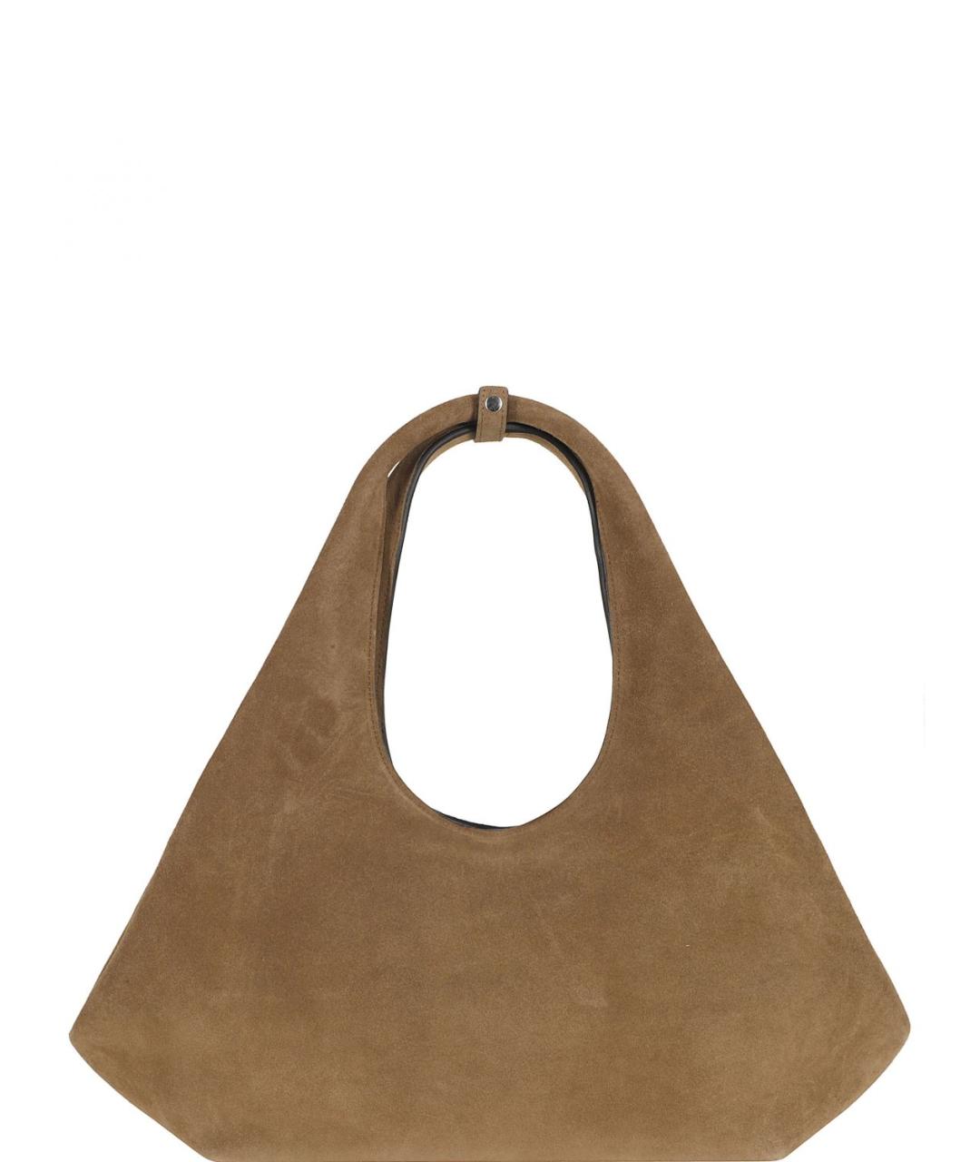 COPERNI Коричневая замшевая сумка тоут, фото 1