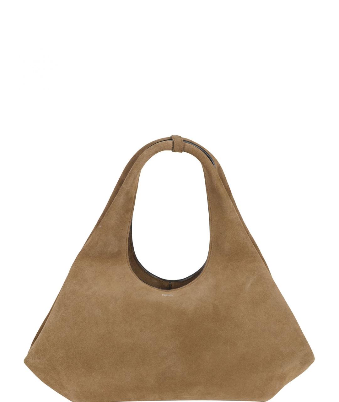 COPERNI Коричневая замшевая сумка тоут, фото 3