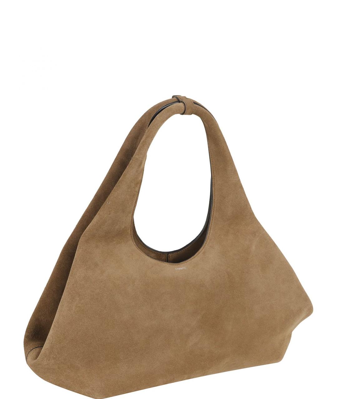 COPERNI Коричневая замшевая сумка тоут, фото 2