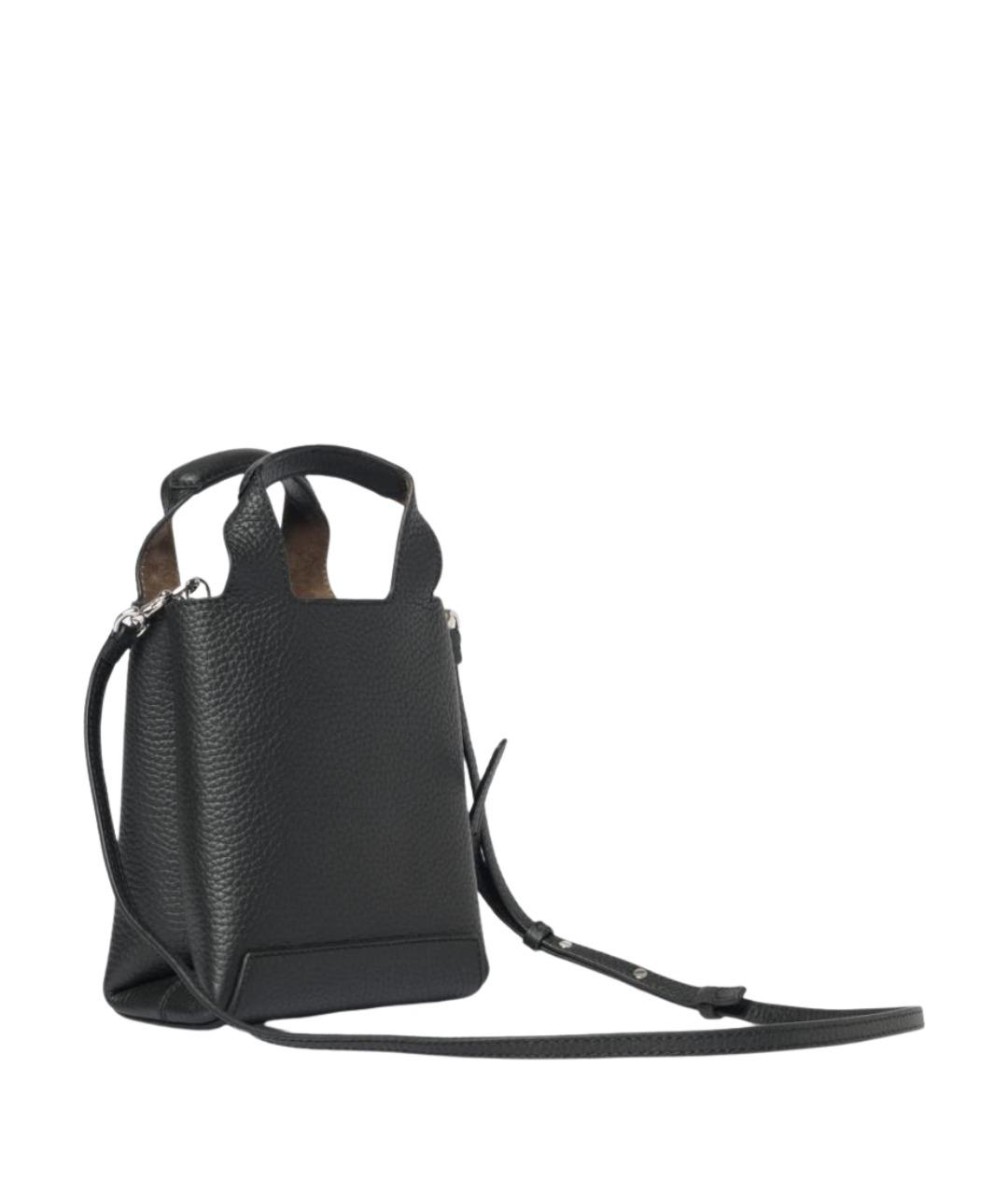 HOGAN Черная кожаная сумка через плечо, фото 2