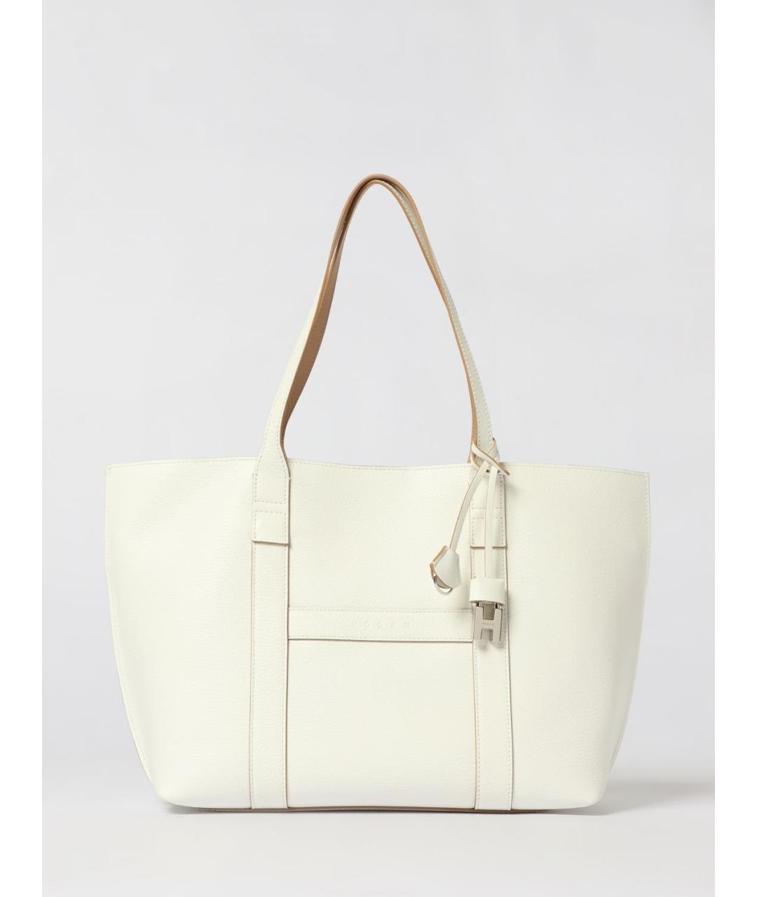 HOGAN Белая кожаная сумка через плечо, фото 4