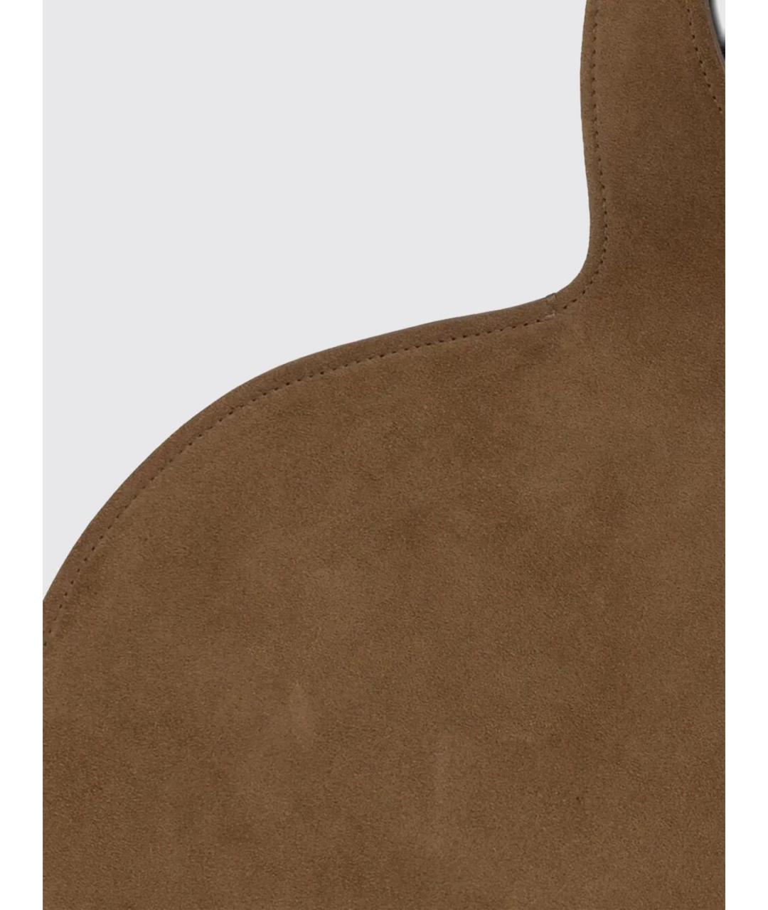 COPERNI Коричневая замшевая сумка тоут, фото 4