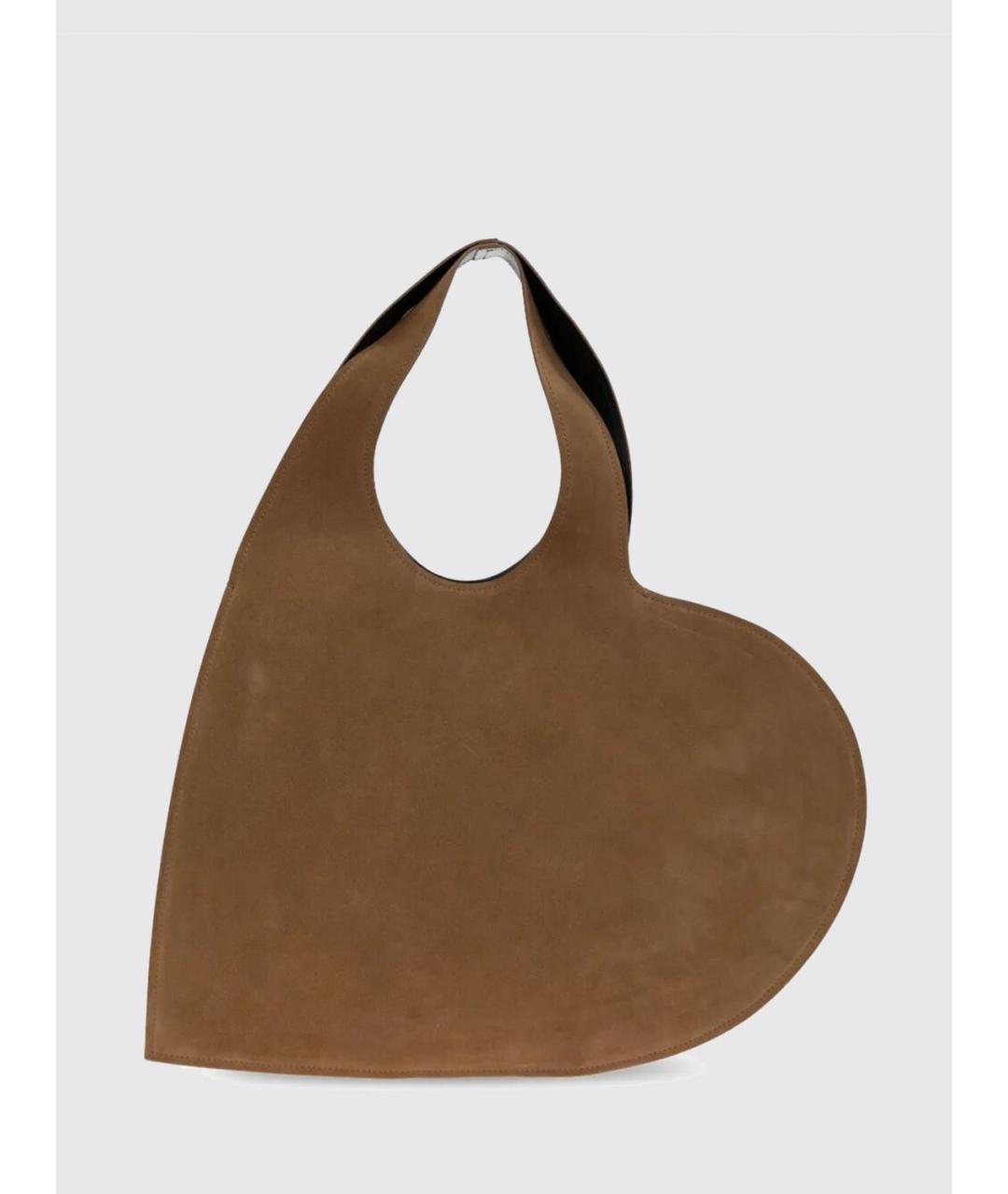COPERNI Коричневая замшевая сумка тоут, фото 3