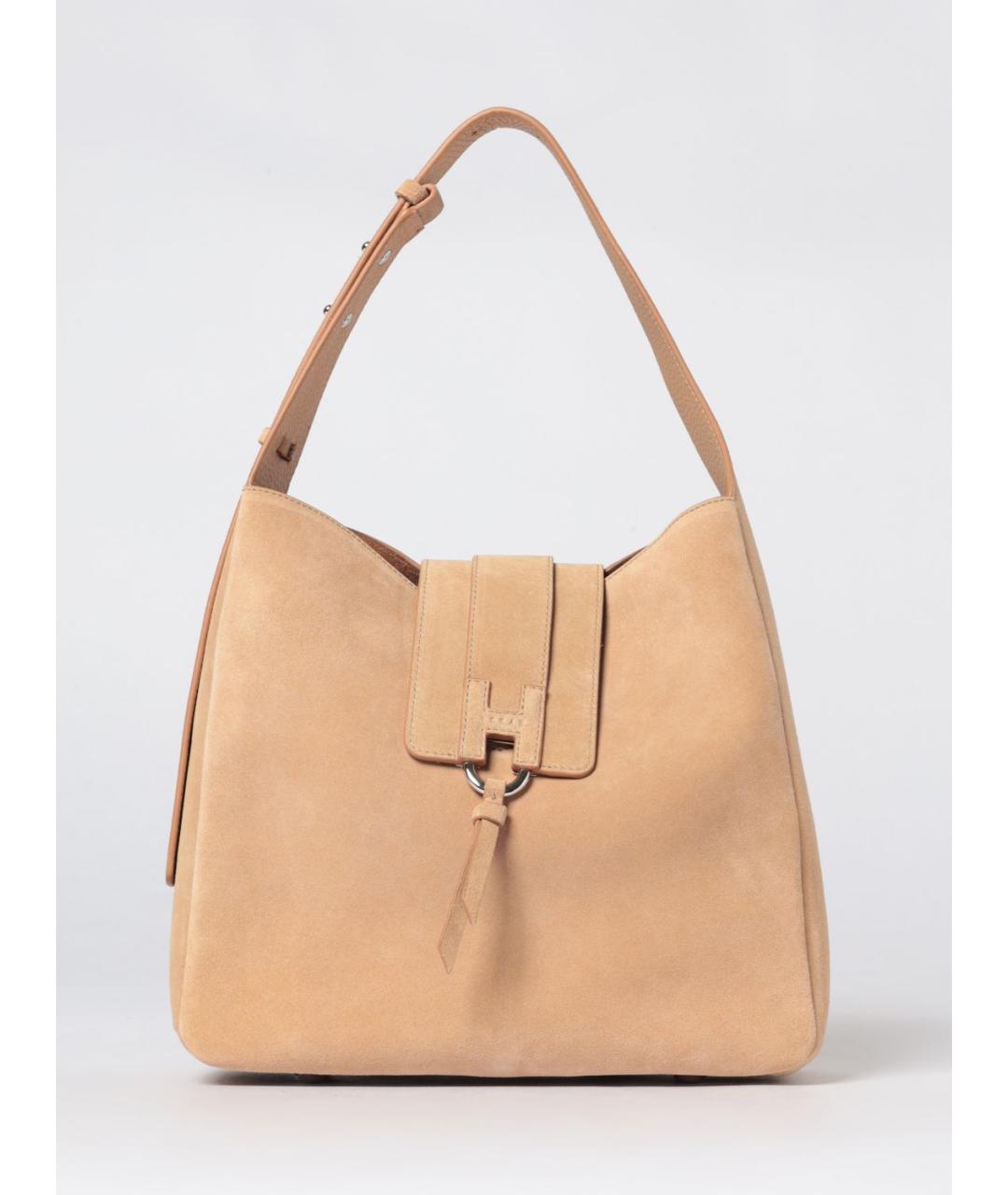 HOGAN Бежевая сумка через плечо, фото 4