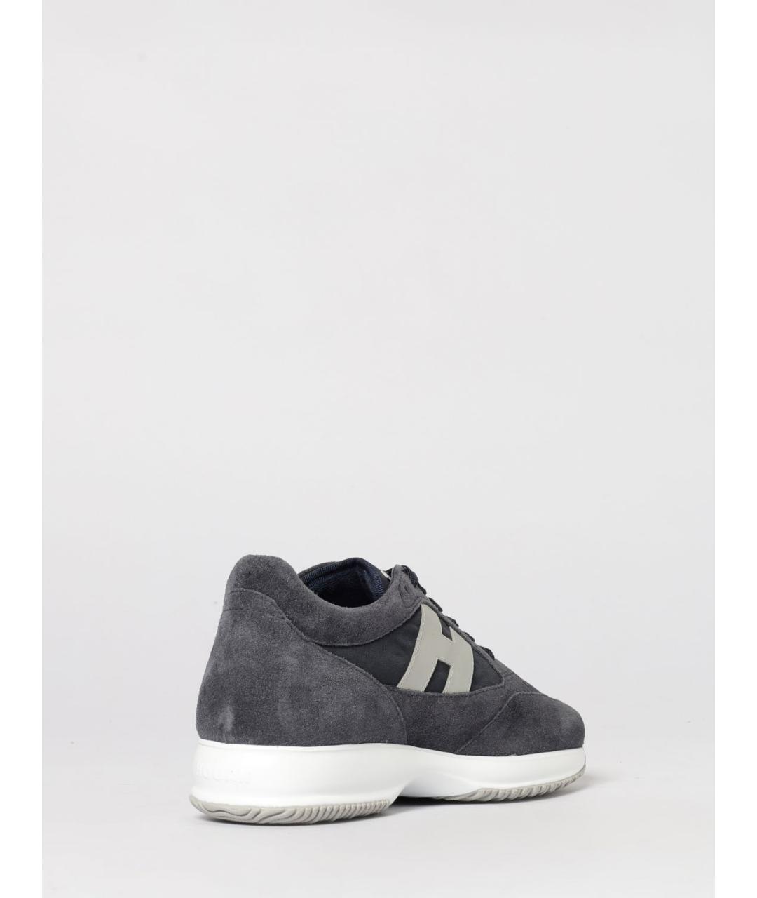 HOGAN Синие низкие кроссовки / кеды, фото 3