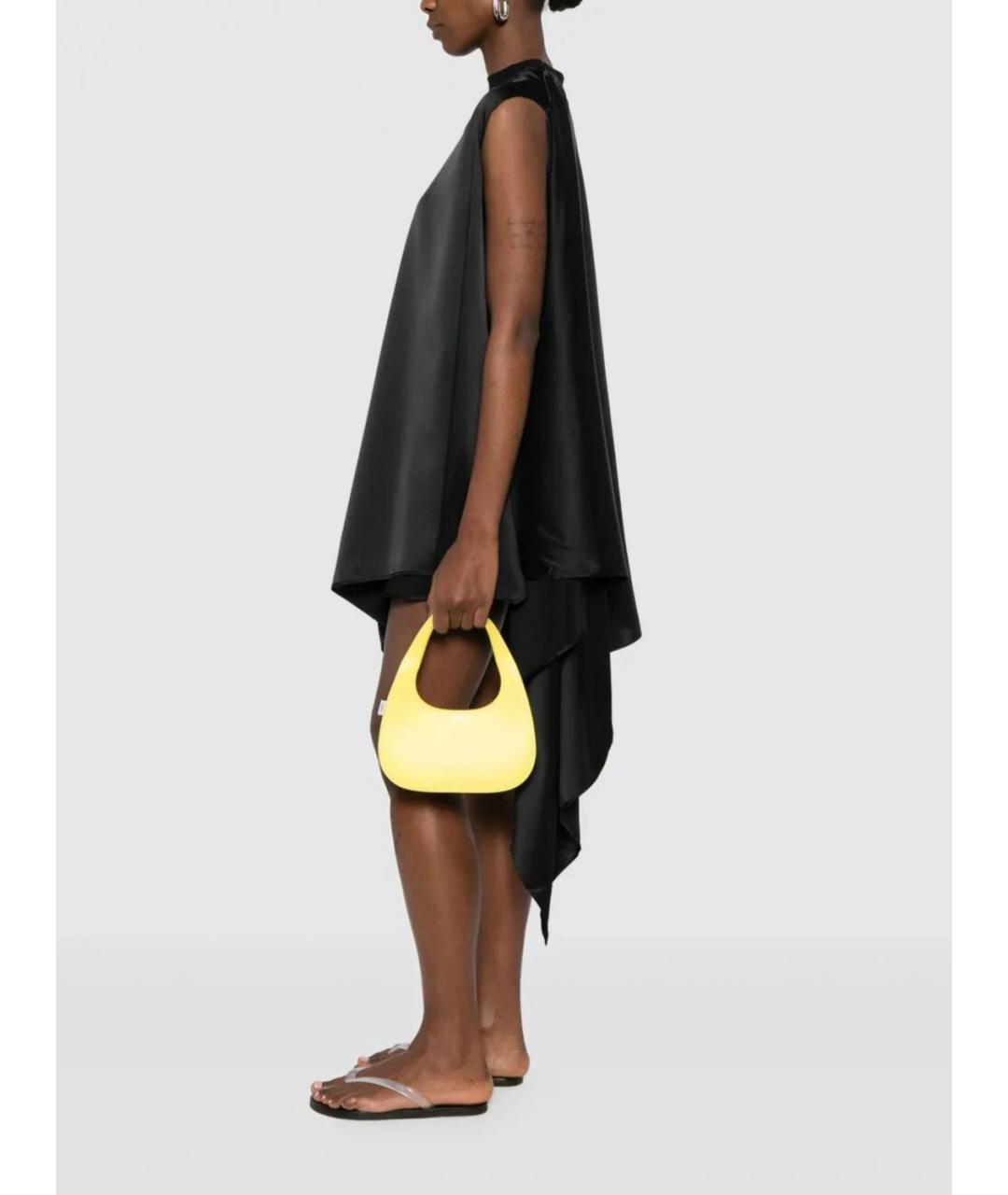 COPERNI Черное полиэстеровое платье, фото 2