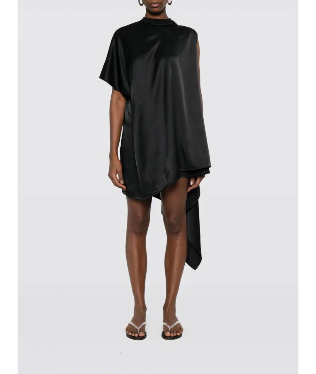 COPERNI Черное полиэстеровое платье, фото 5