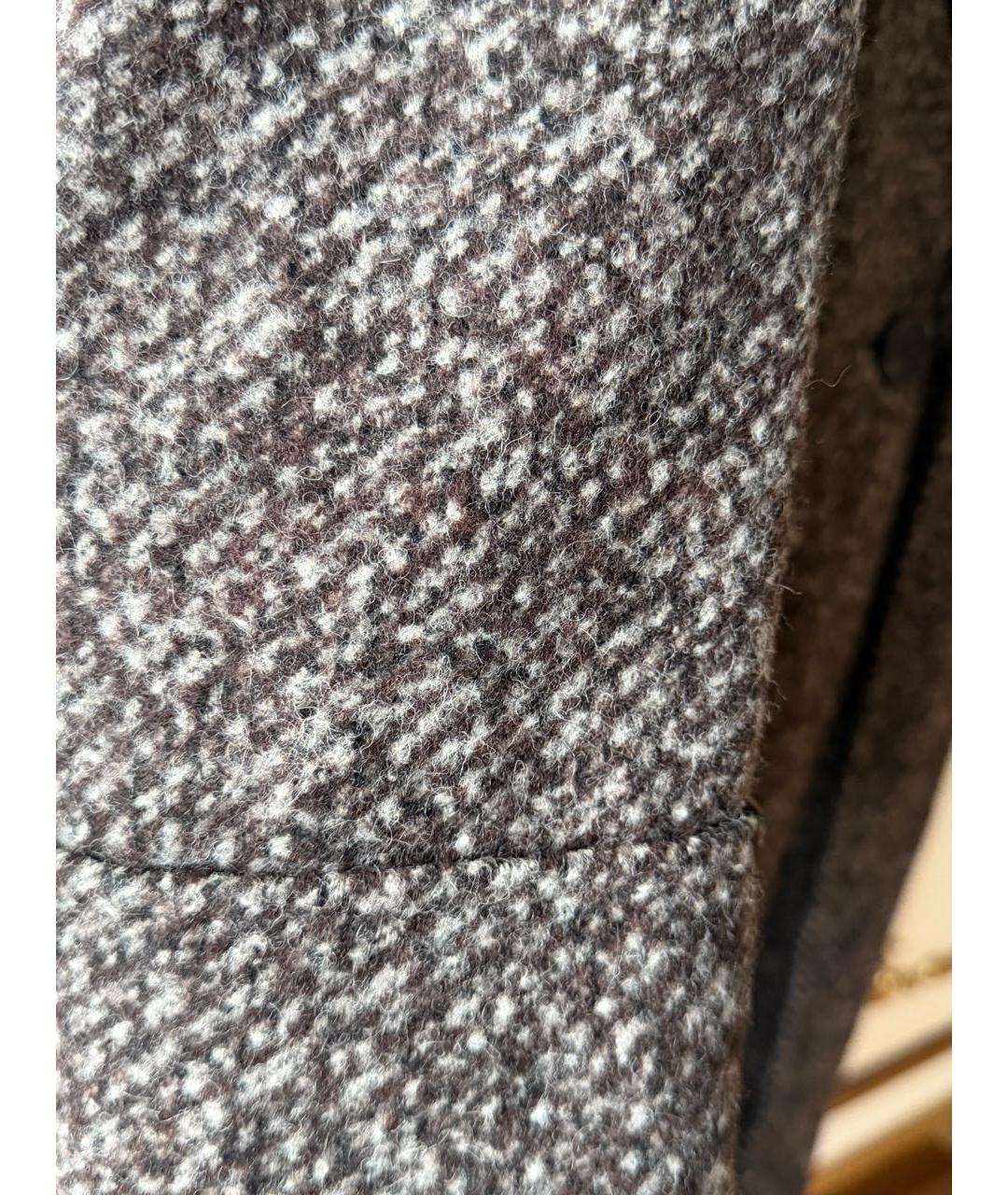 DOLCE&GABBANA Коричневое шерстяное пальто, фото 7