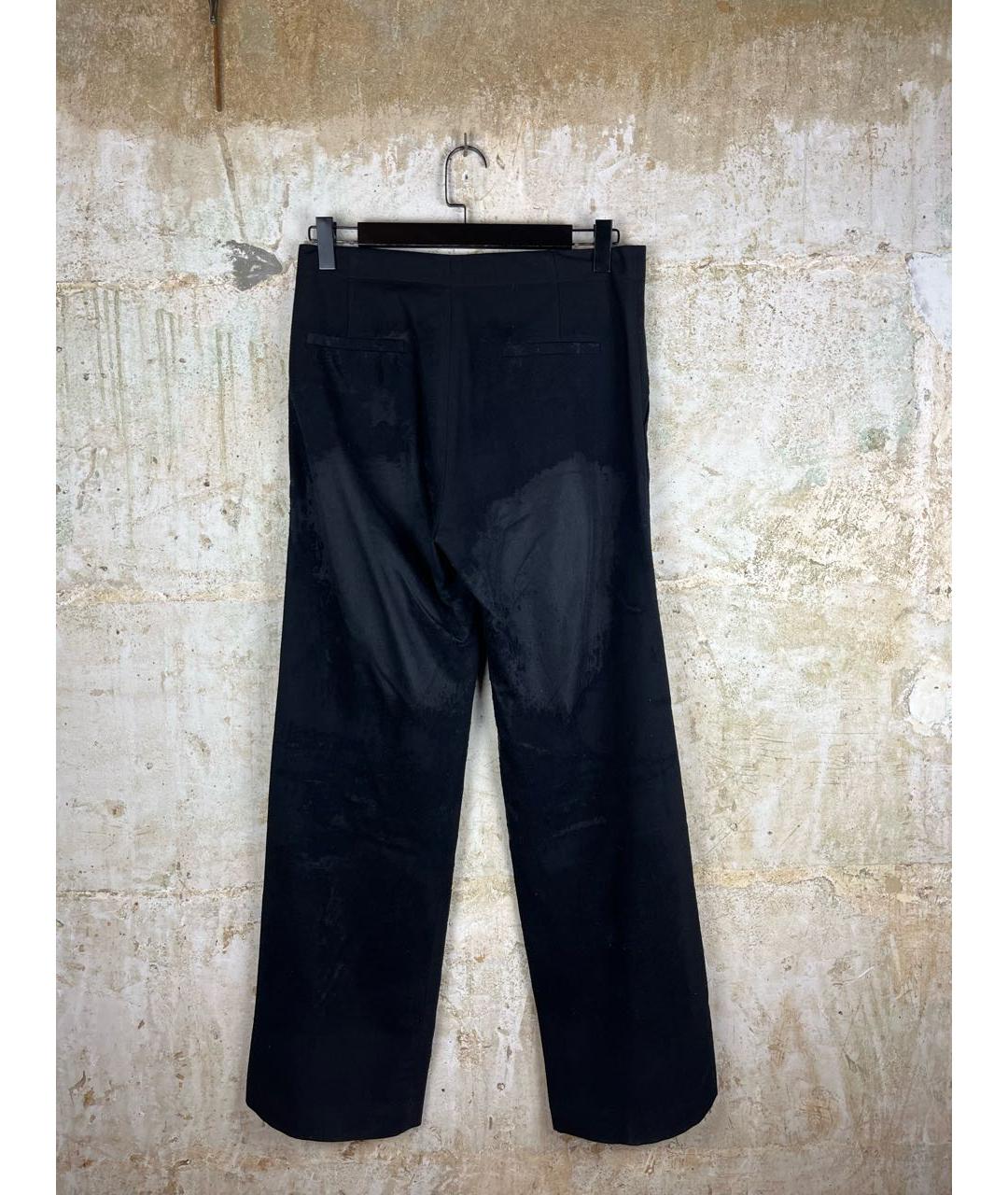 DIESEL Черные шерстяные повседневные брюки, фото 2