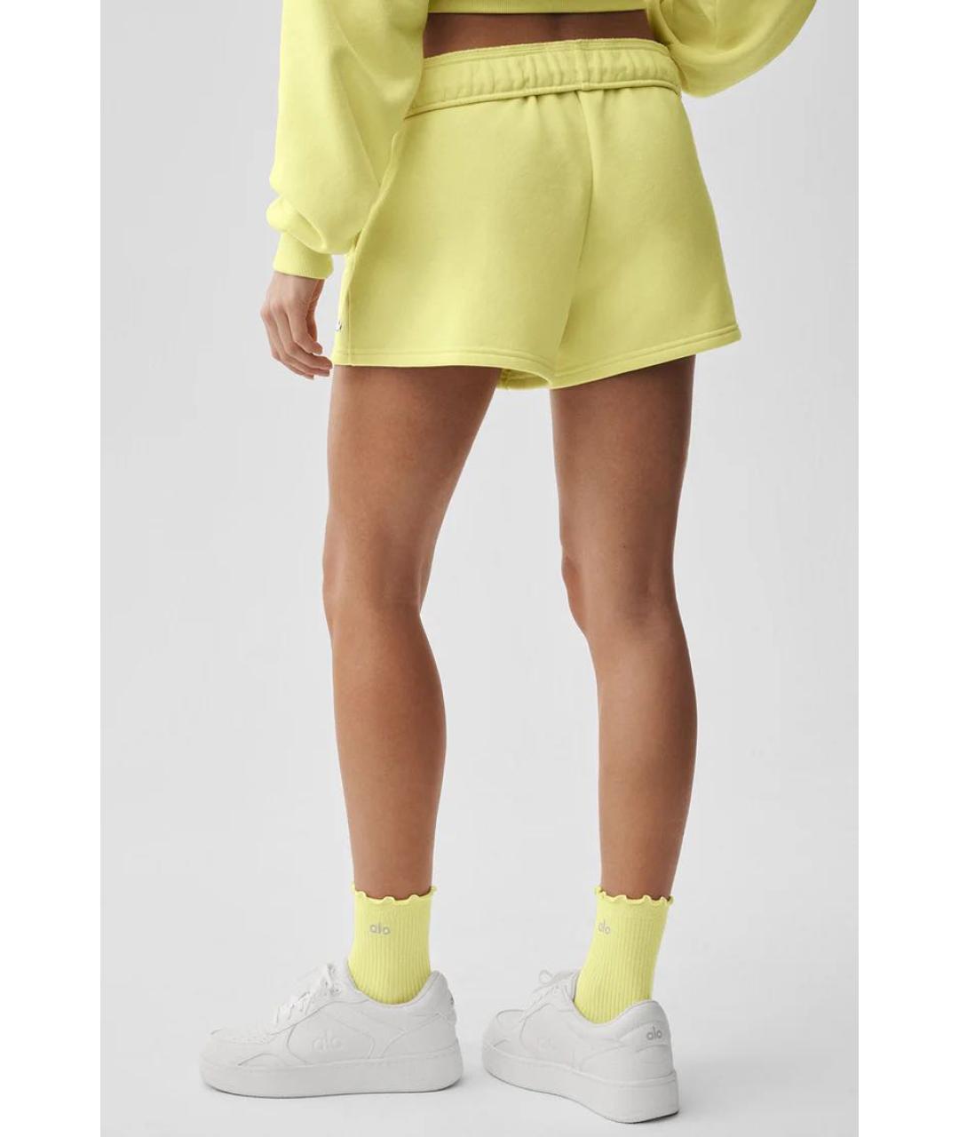 ALO YOGA Желтые шорты, фото 4