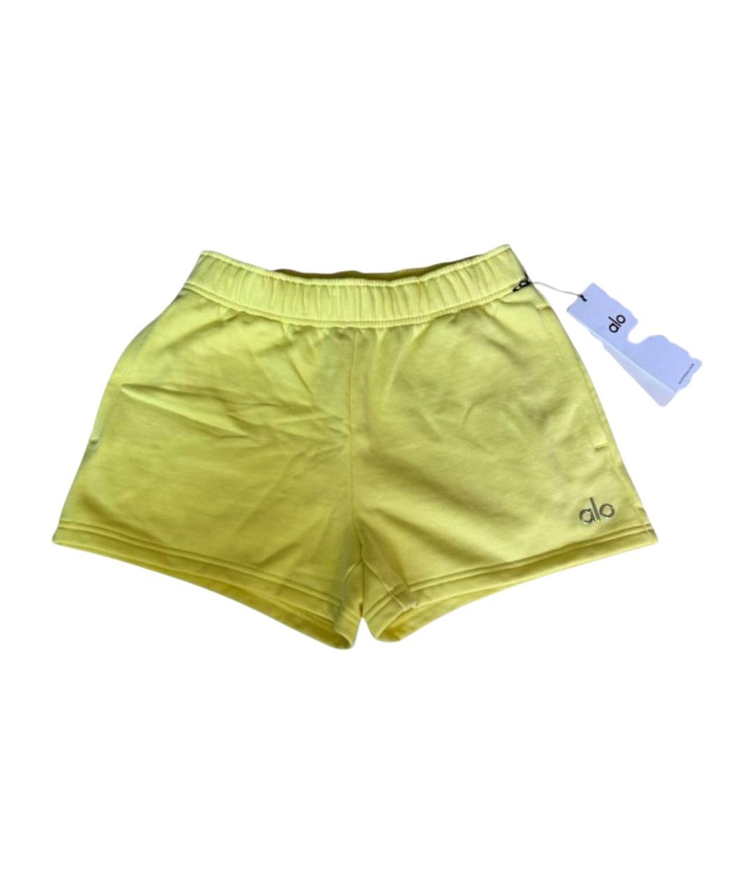 ALO YOGA Желтые шорты, фото 1