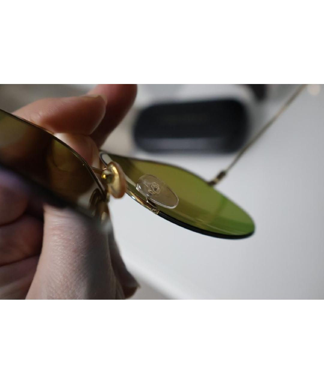 VICTORIA BECKHAM Голубые пластиковые солнцезащитные очки, фото 8