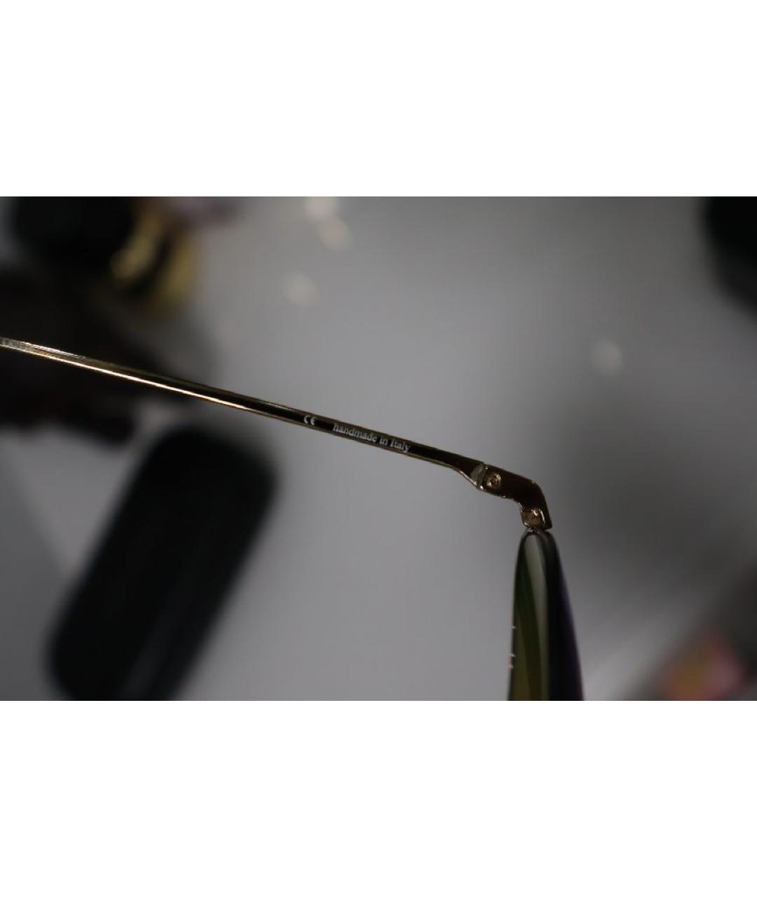 VICTORIA BECKHAM Голубые пластиковые солнцезащитные очки, фото 6