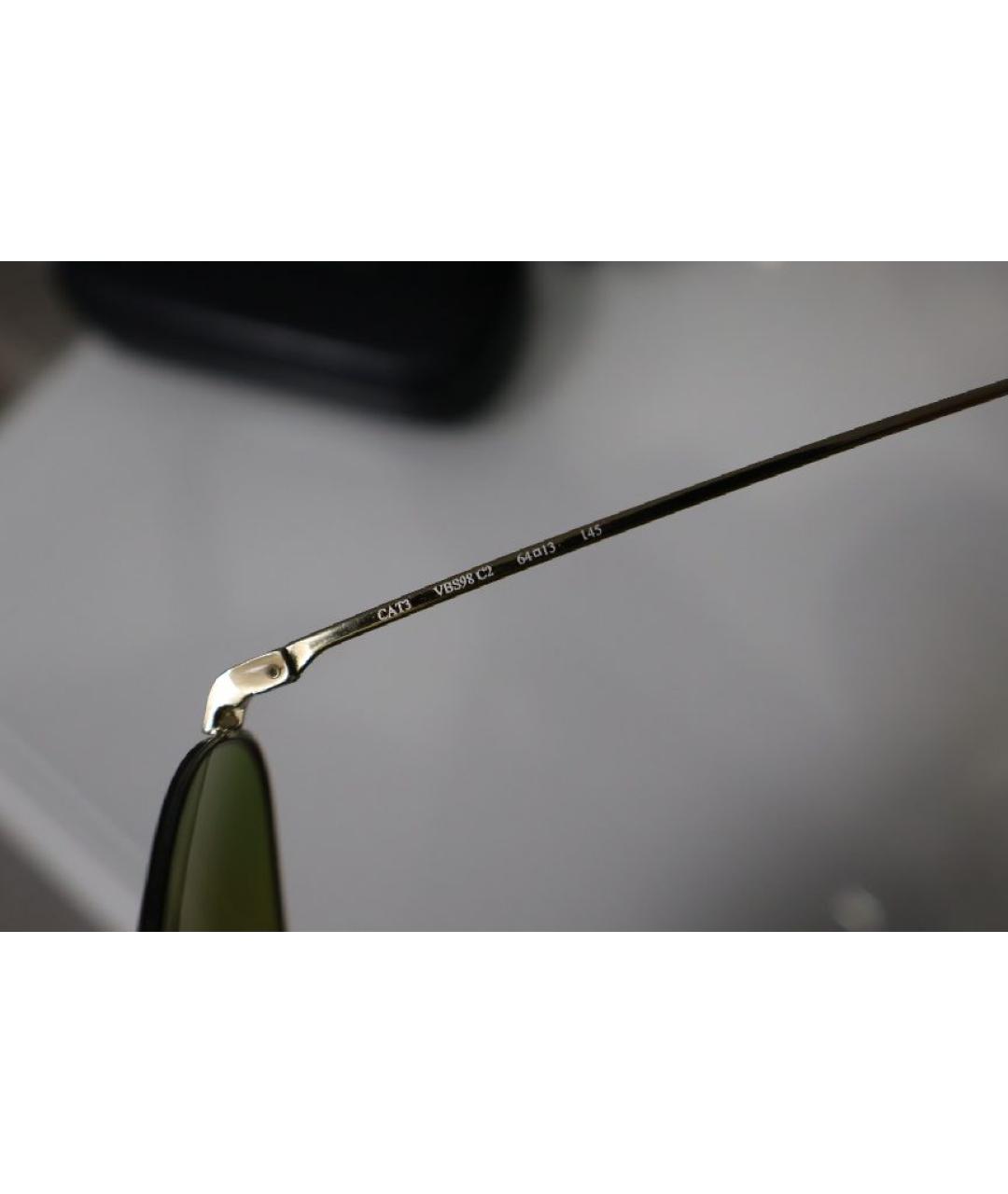 VICTORIA BECKHAM Голубые пластиковые солнцезащитные очки, фото 7