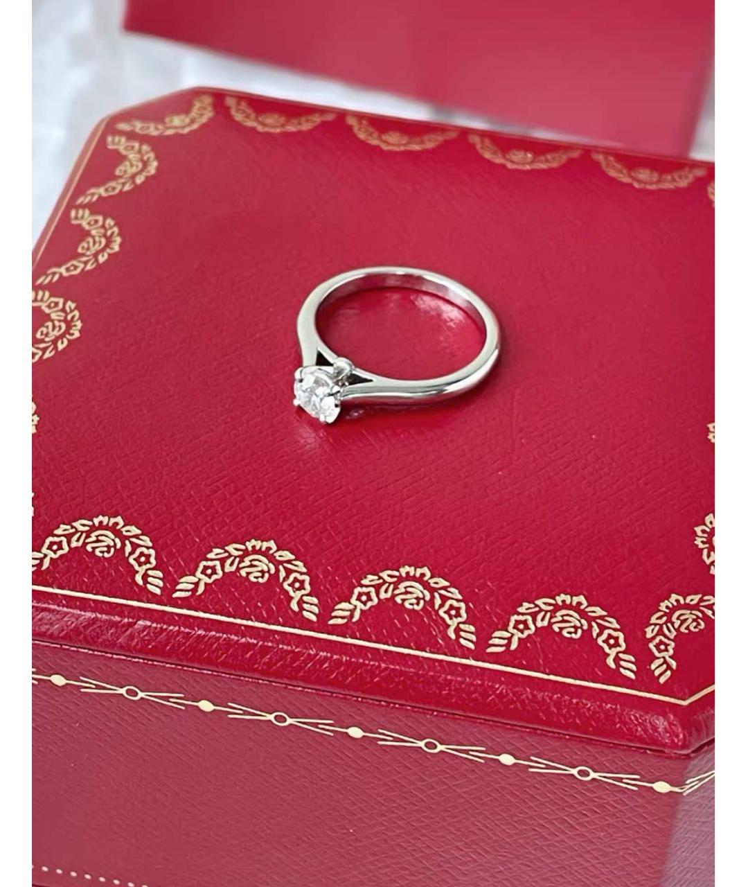 CARTIER Серебряное платиновое кольцо, фото 2