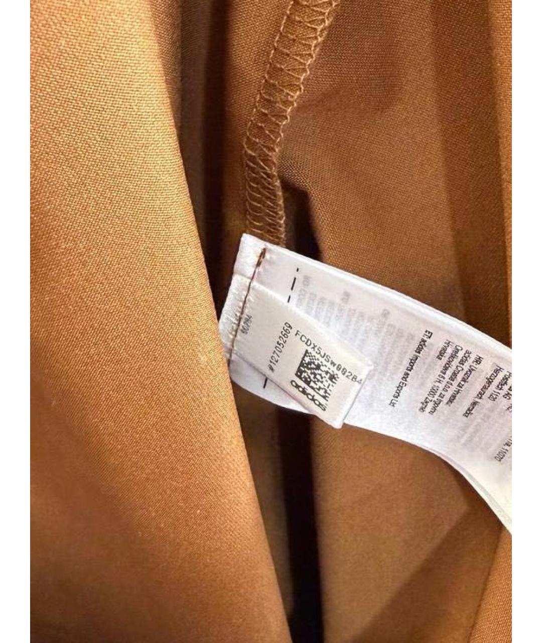 ADIDAS Коричневые полиэстеровые брюки узкие, фото 8