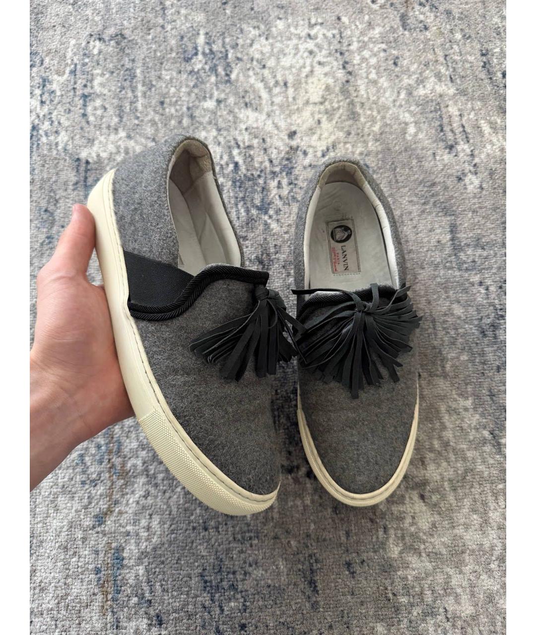 LANVIN Серые лоферы, фото 2