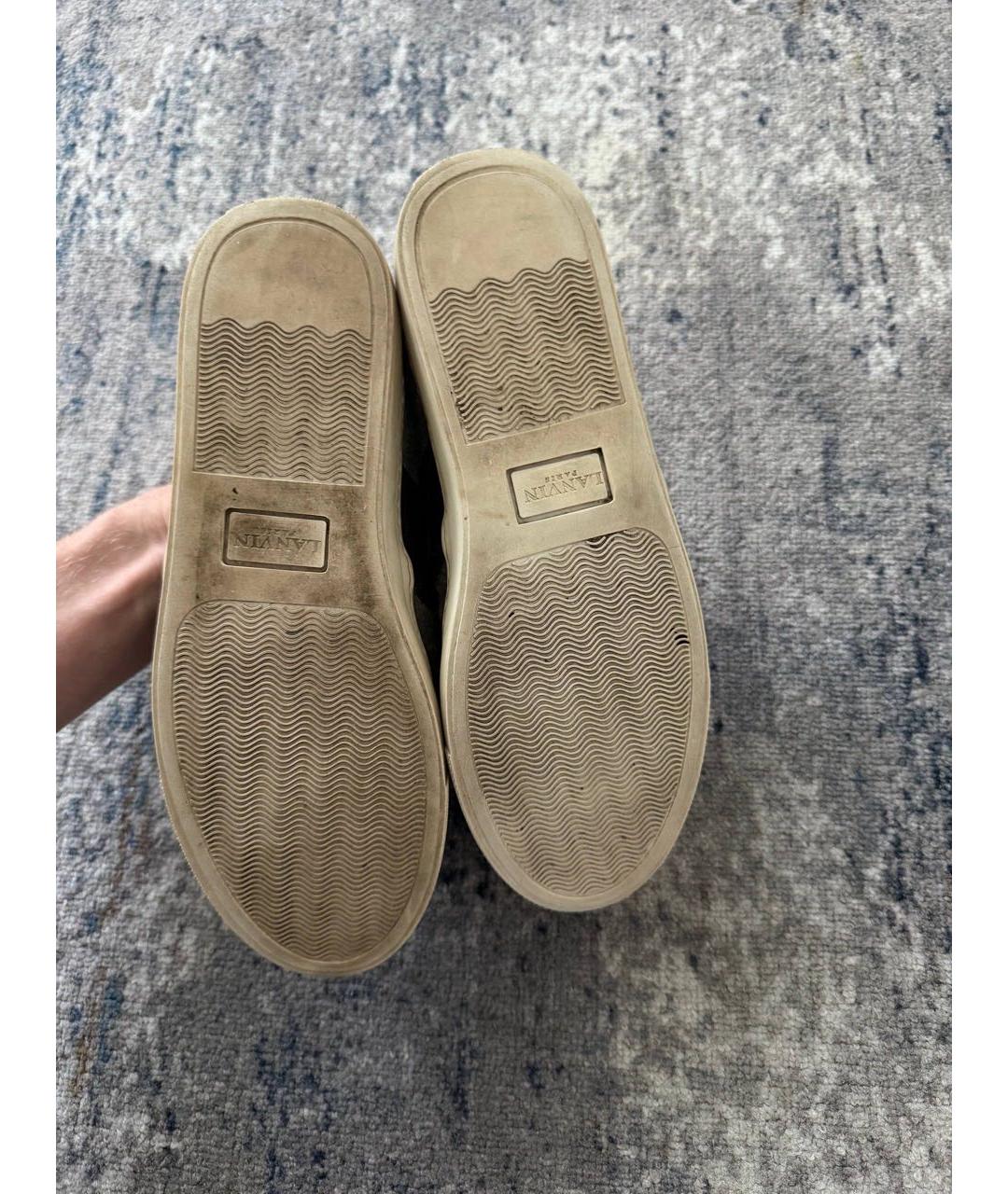 LANVIN Серые лоферы, фото 4