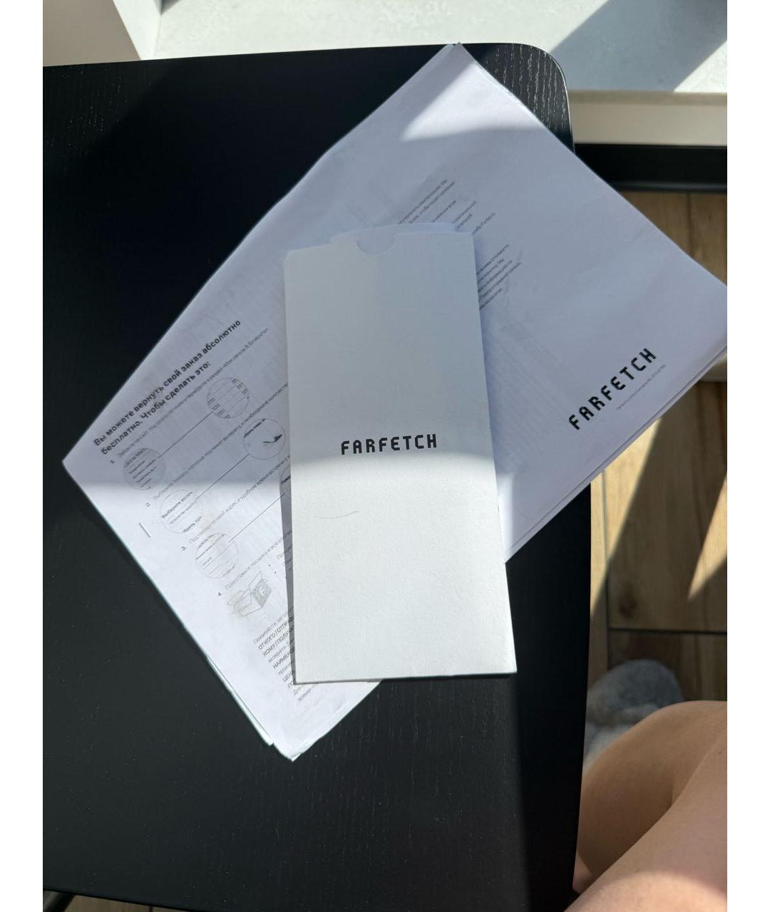 EMPORIO ARMANI Темно-синие кожаные низкие кроссовки / кеды, фото 7