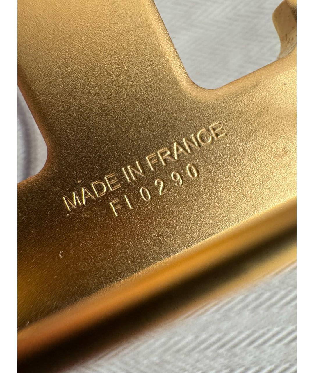 HERMES Черный кожаный ремень, фото 5