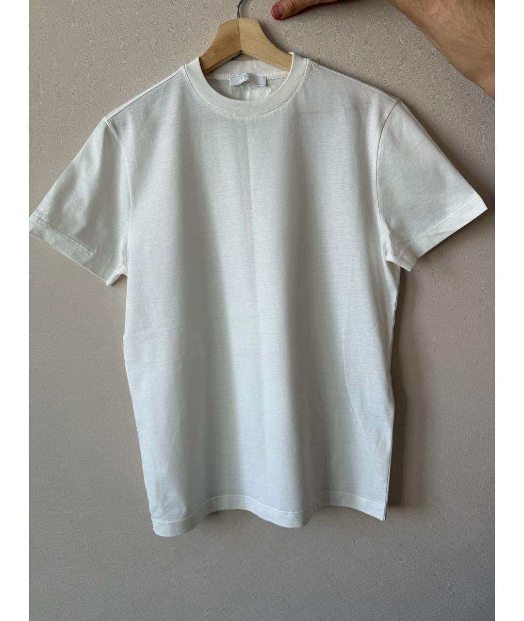 PRADA Белая хлопковая футболка, фото 6