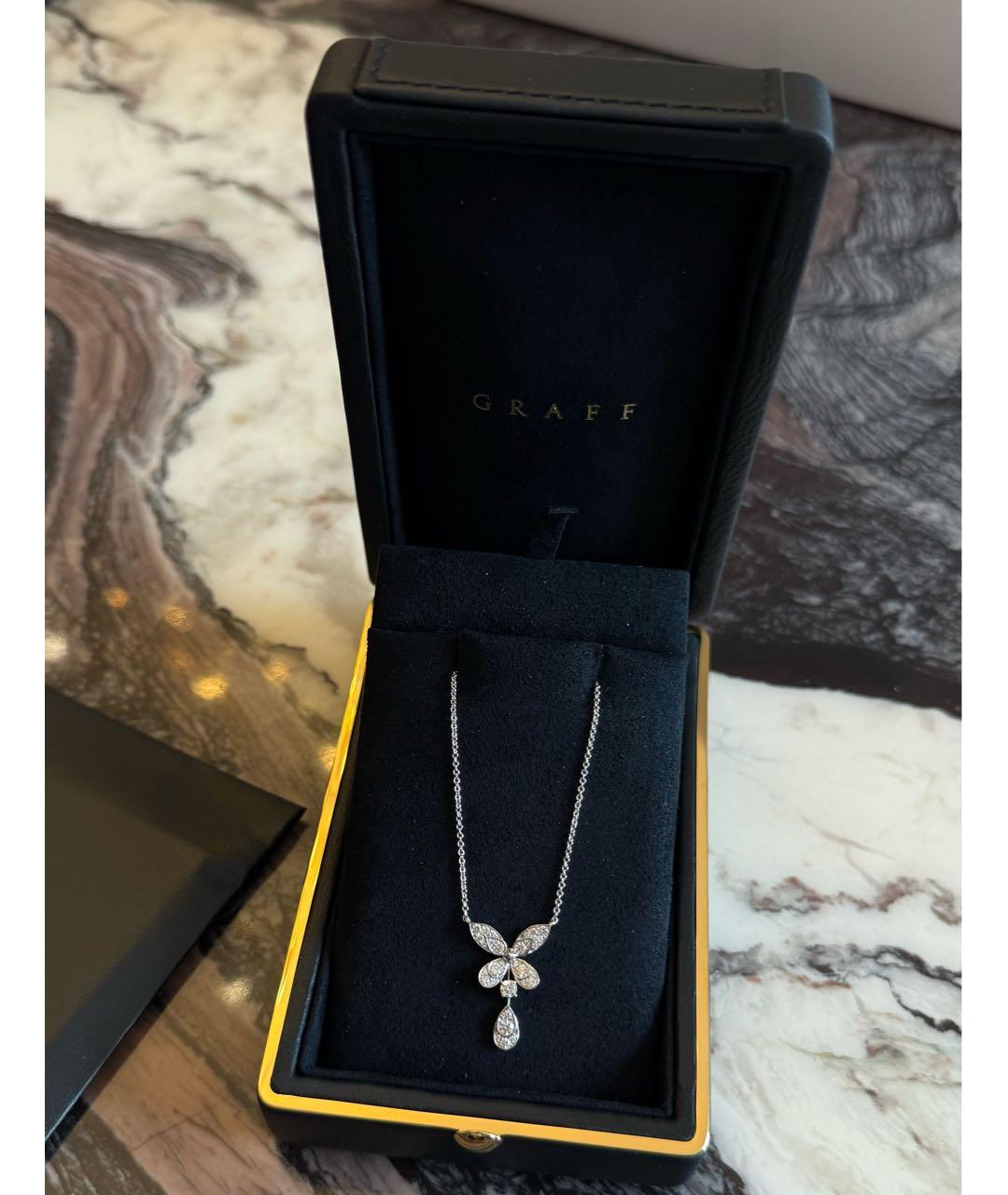 GRAFF Белое колье из белого золота, фото 4
