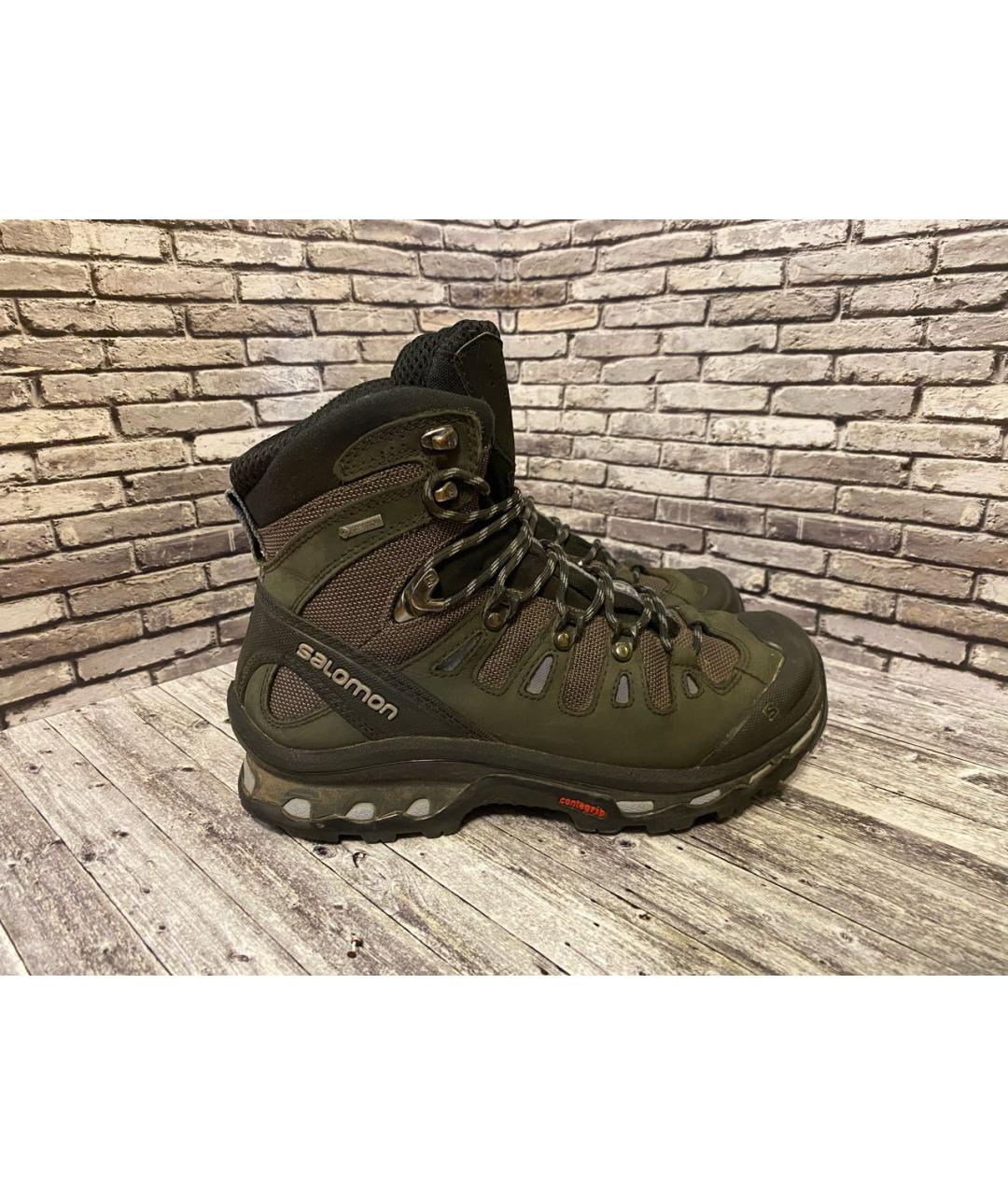 SALOMON Черные кожаные ботинки, фото 7